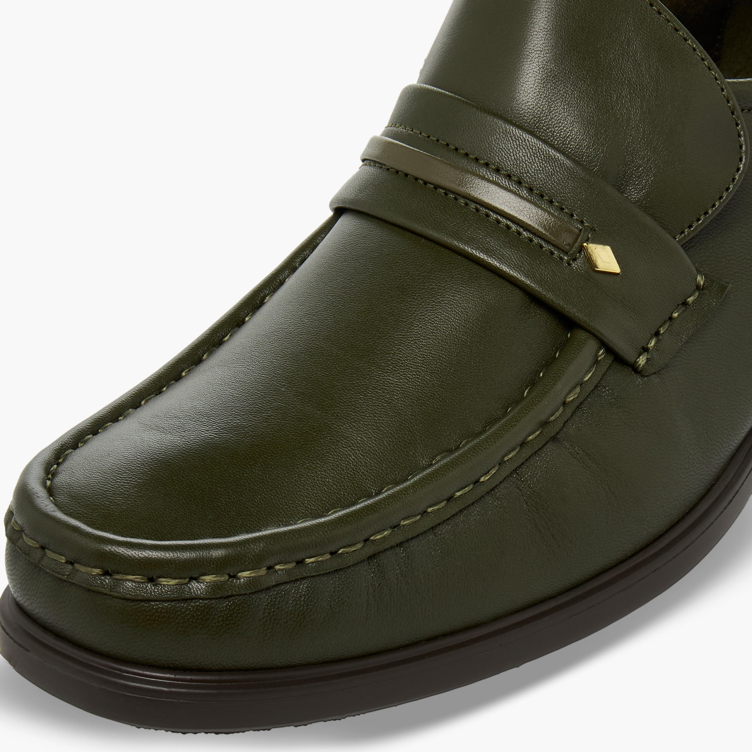 Pinosos Men Genuine Leather Slip-On Loafers-men-shoes-formalshoes-image-7