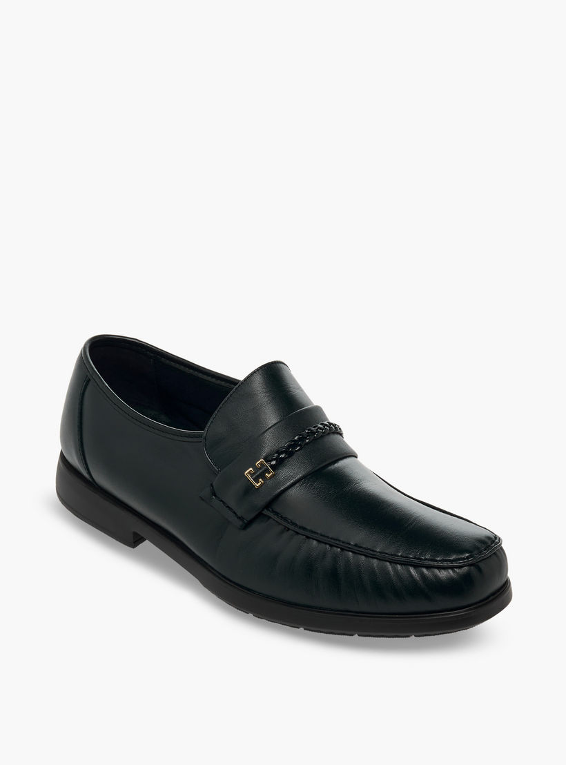 Pinosos Men Genuine Leather Slip-On Loafers-men-shoes-formalshoes-image-2