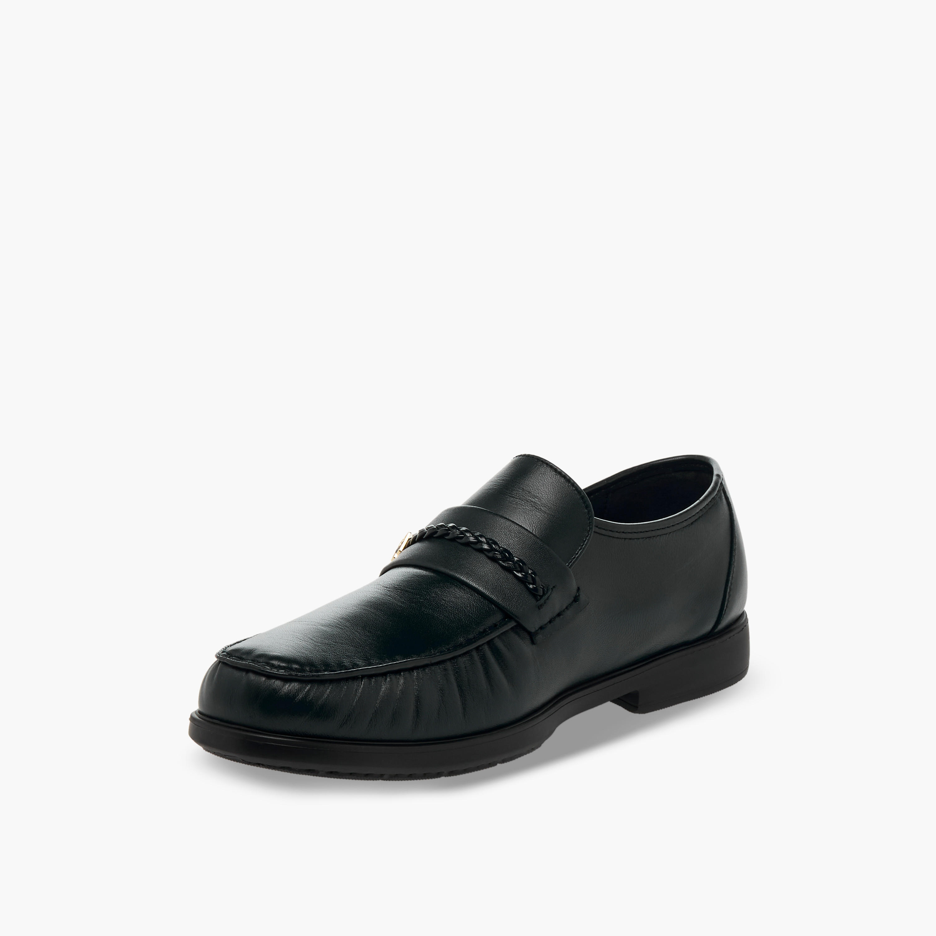 Pinosos Men Genuine Leather Slip-On Loafers-men-shoes-formalshoes-image-4