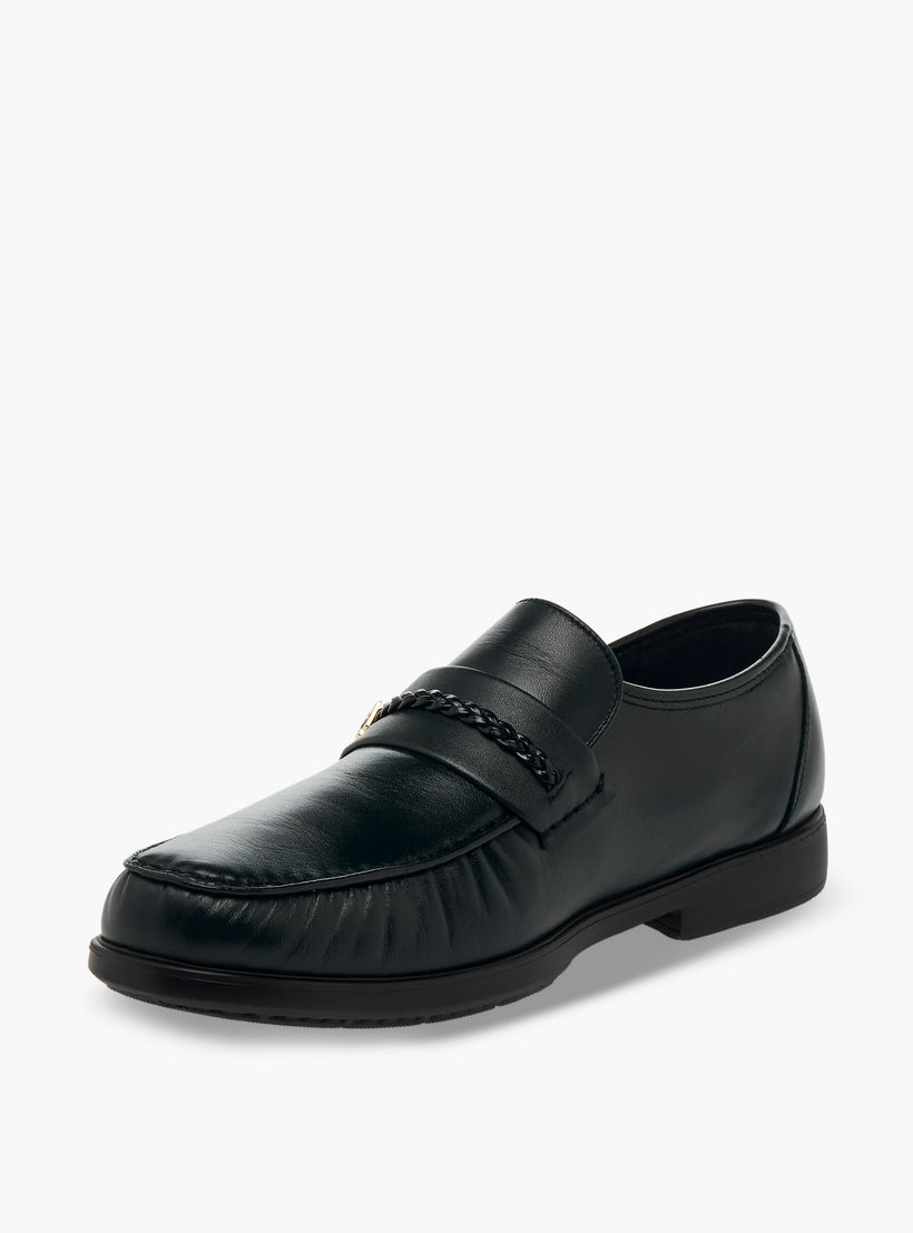 Pinosos Men Genuine Leather Slip-On Loafers-men-shoes-formalshoes-image-4