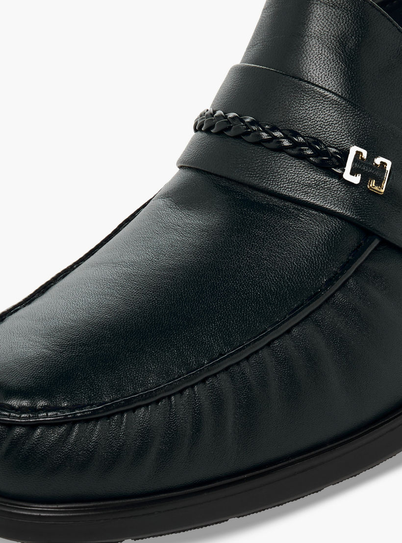 Pinosos Men Genuine Leather Slip-On Loafers-men-shoes-formalshoes-image-7