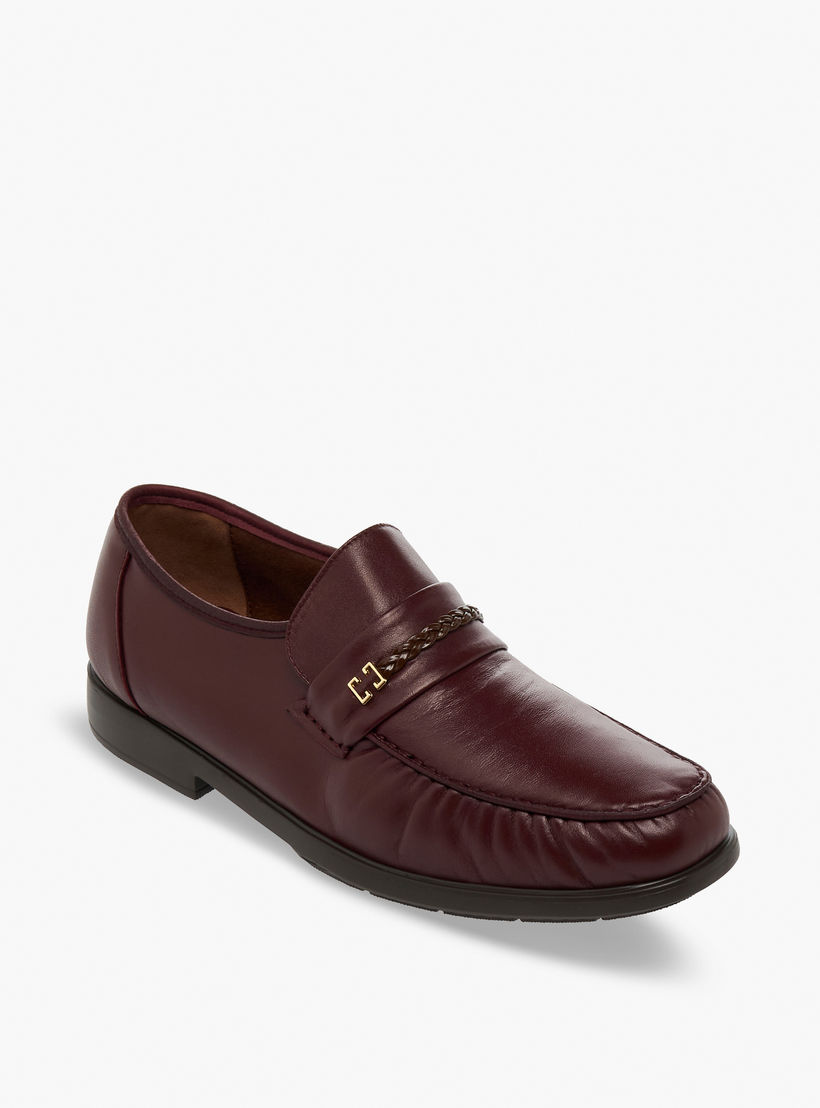 Pinosos Men Genuine Leather Slip-On Loafers-men-shoes-formalshoes-image-2
