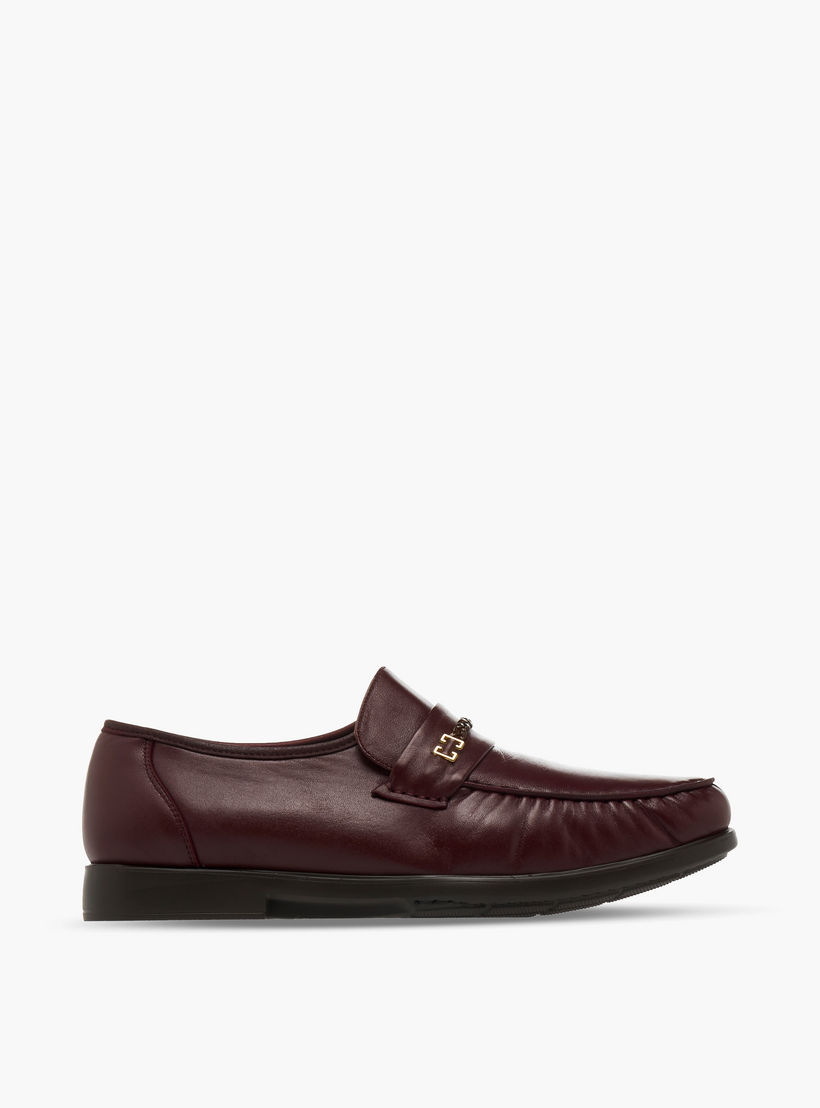Pinosos Men Genuine Leather Slip-On Loafers-men-shoes-formalshoes-image-3