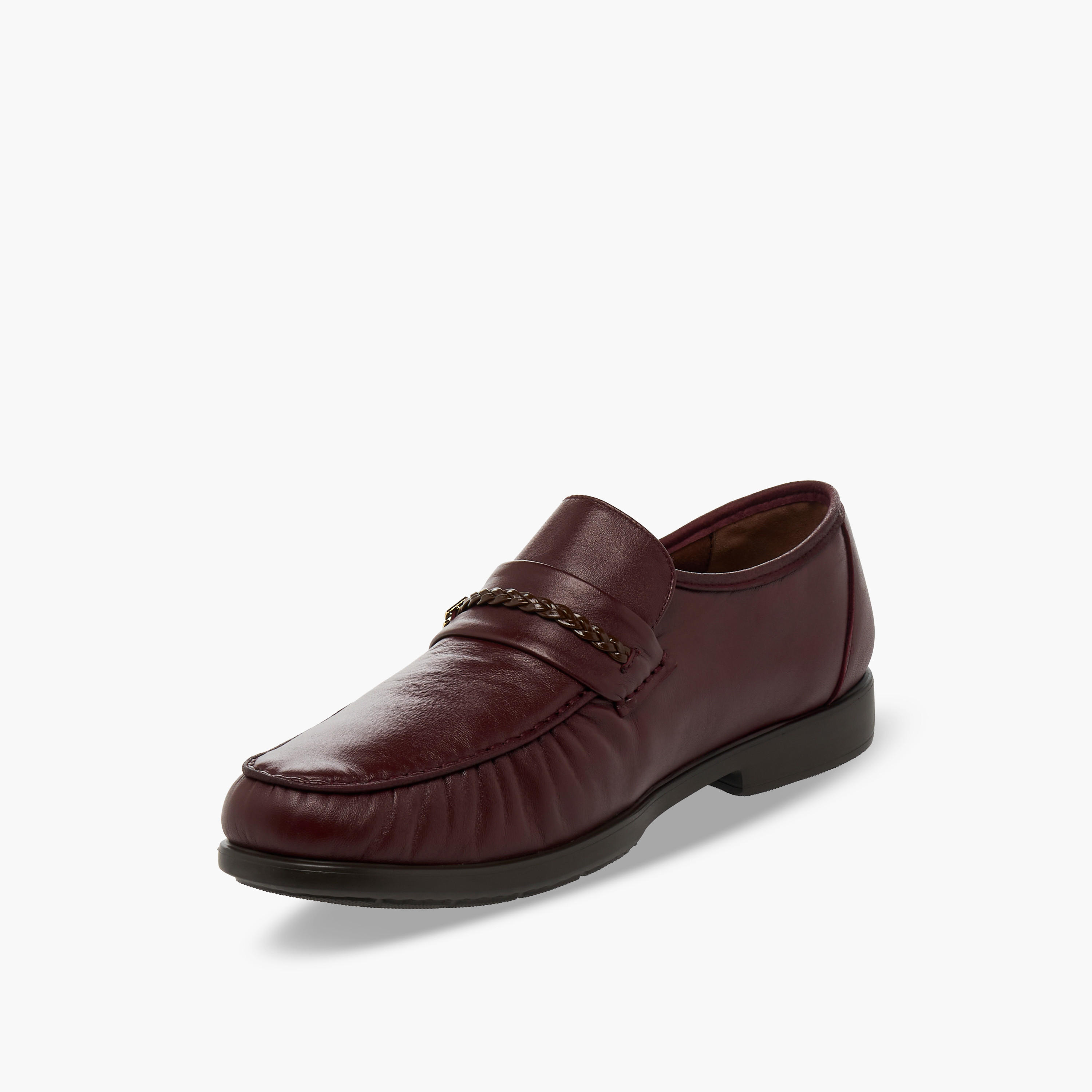 Pinosos Men Genuine Leather Slip-On Loafers-men-shoes-formalshoes-image-4