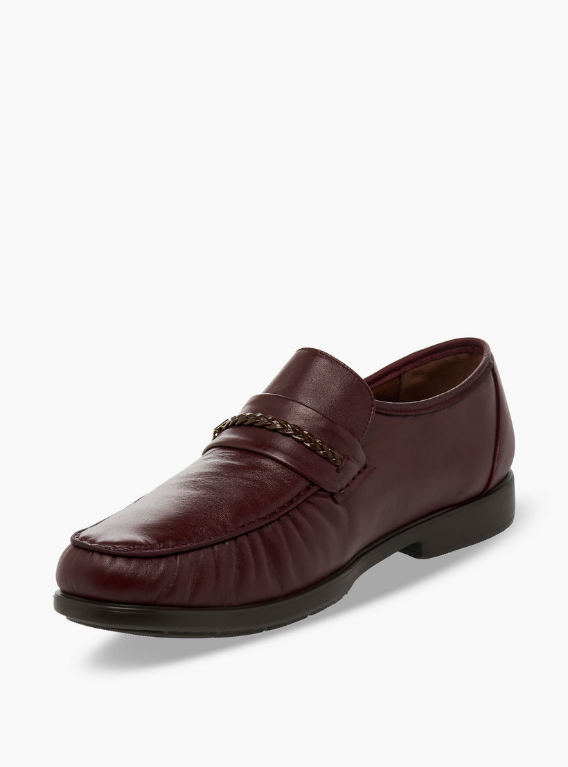 Pinosos Men Genuine Leather Slip-On Loafers-men-shoes-formalshoes-image-4