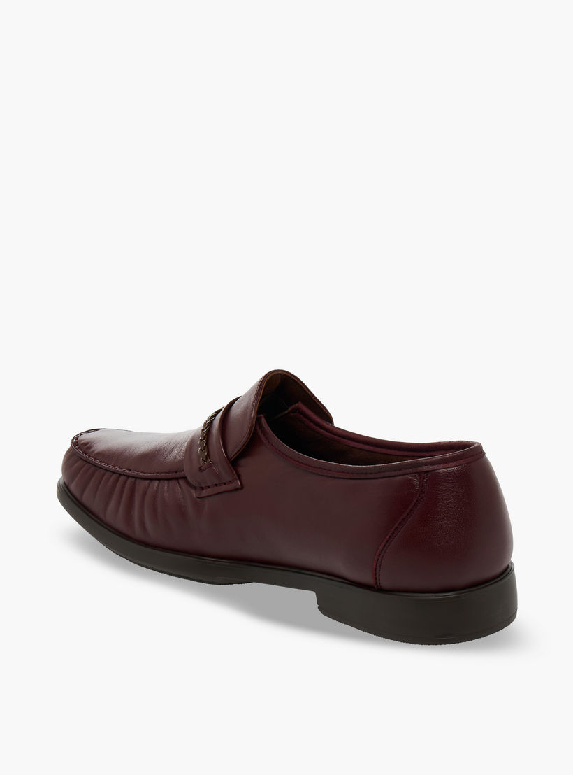 Pinosos Men Genuine Leather Slip-On Loafers-men-shoes-formalshoes-image-5