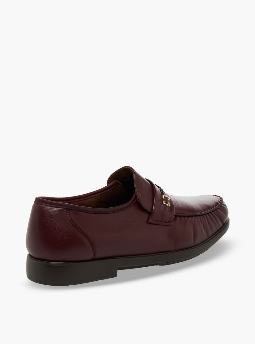 Pinosos Men Genuine Leather Slip-On Loafers-men-shoes-formalshoes-image-6