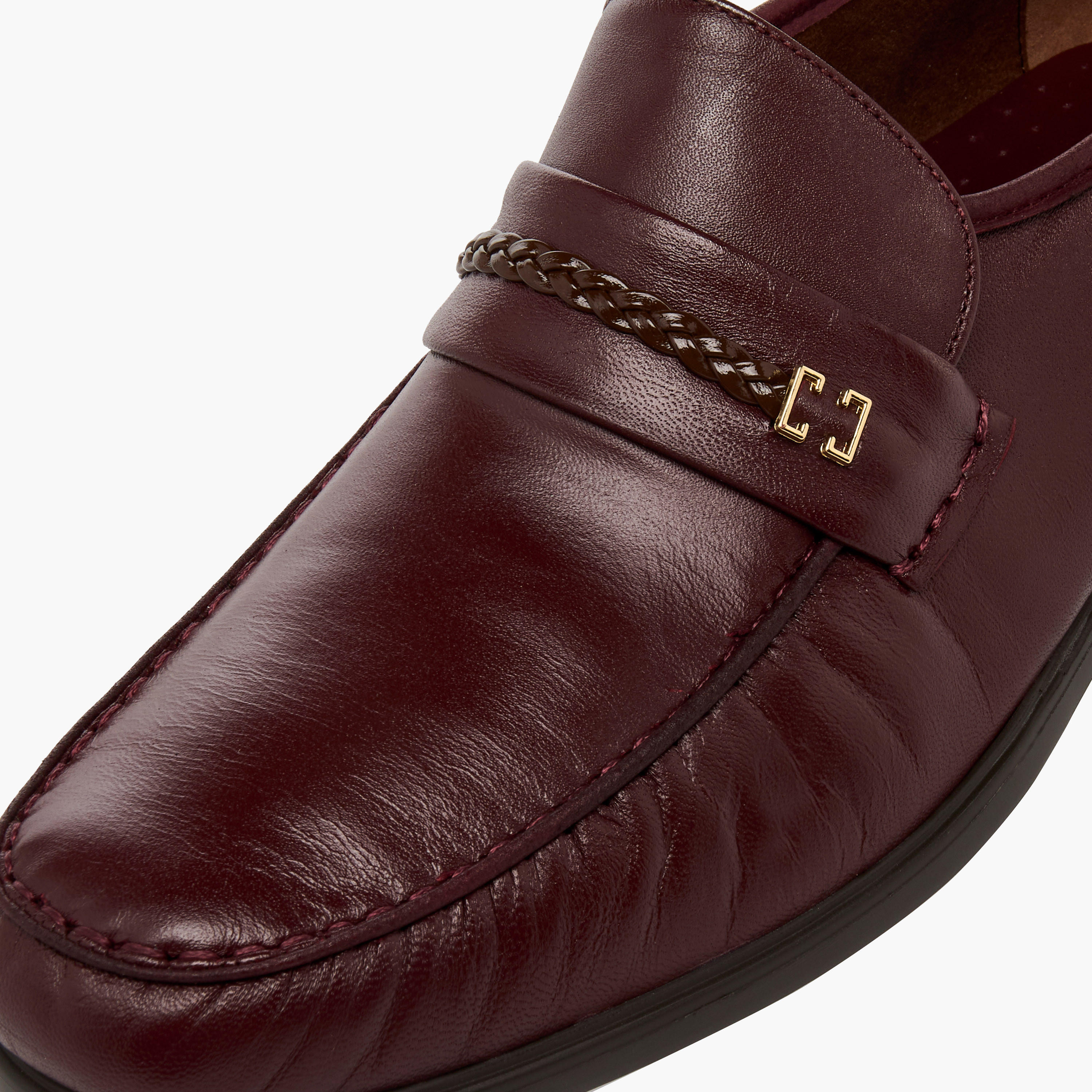 Pinosos Men Genuine Leather Slip-On Loafers-men-shoes-formalshoes-image-7