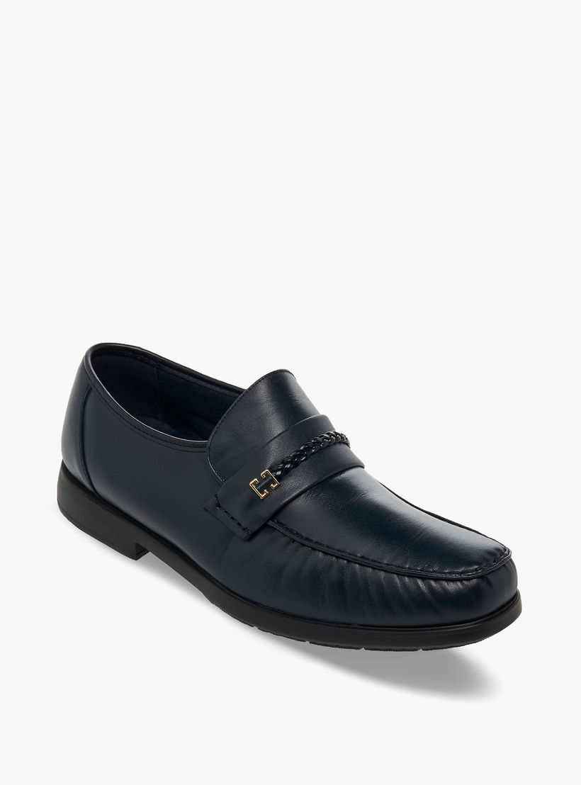 Pinosos Men Genuine Leather Slip-On Loafers-men-shoes-formalshoes-image-2
