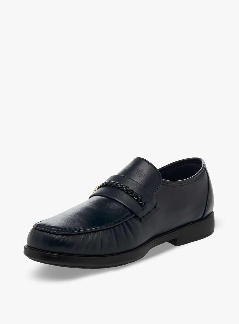 Pinosos Men Genuine Leather Slip-On Loafers-men-shoes-formalshoes-image-4