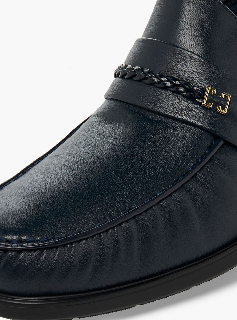 Pinosos Men Genuine Leather Slip-On Loafers-men-shoes-formalshoes-image-7