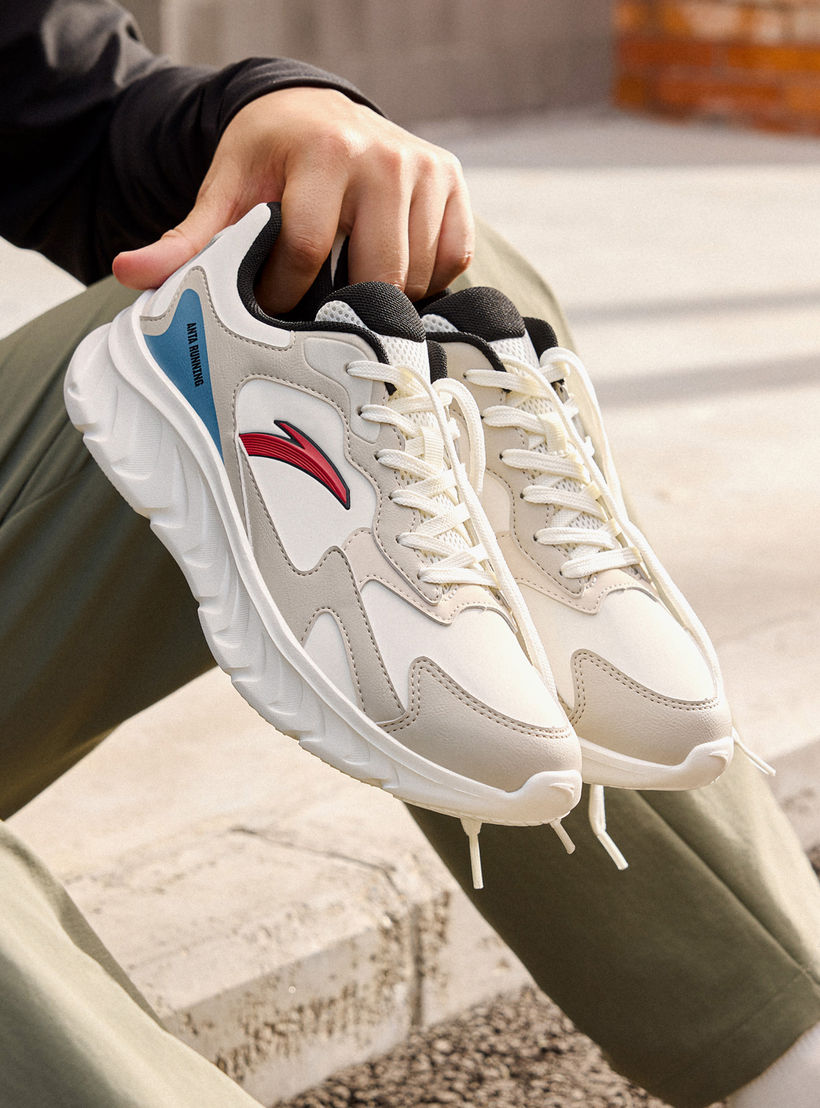 حذاء سنيكرز طول الكاحل برباط إغلاق للرجال من أنتا - ستار كلاود-sports-men-shoes-image-4
