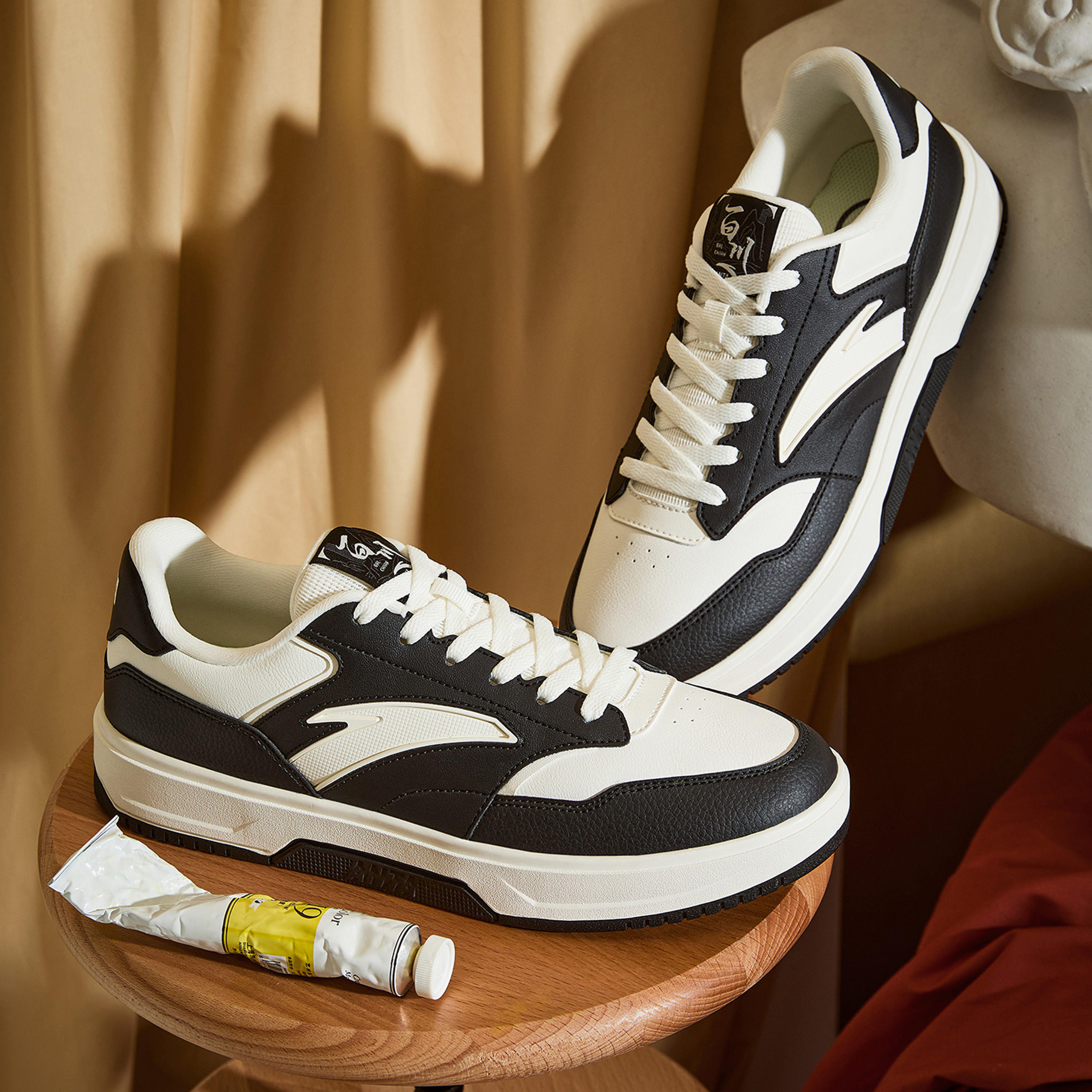 حذاء سنيكرز طول الكاحل برباط إغلاق للرجال من أنتا - ريفرز-sports-men-shoes-image-7