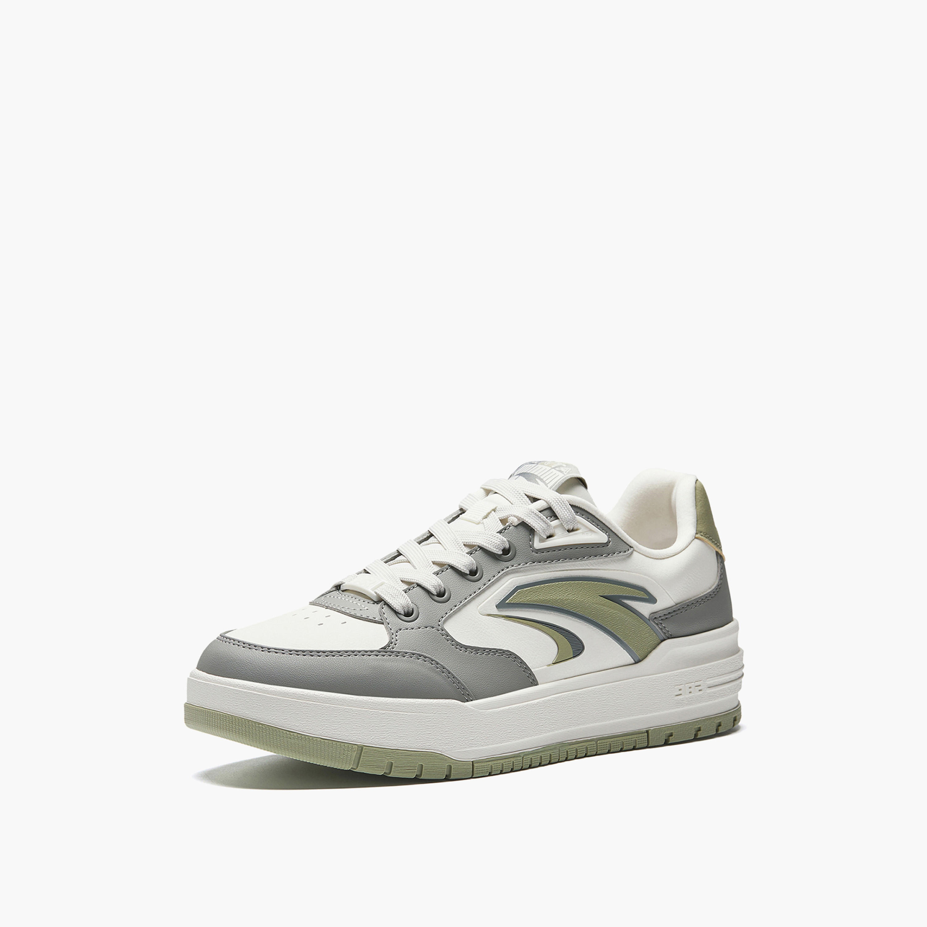 حذاء سنيكرز طول الكاحل برباط إغلاق من أنتا - 982-sports-men-shoes-image-1