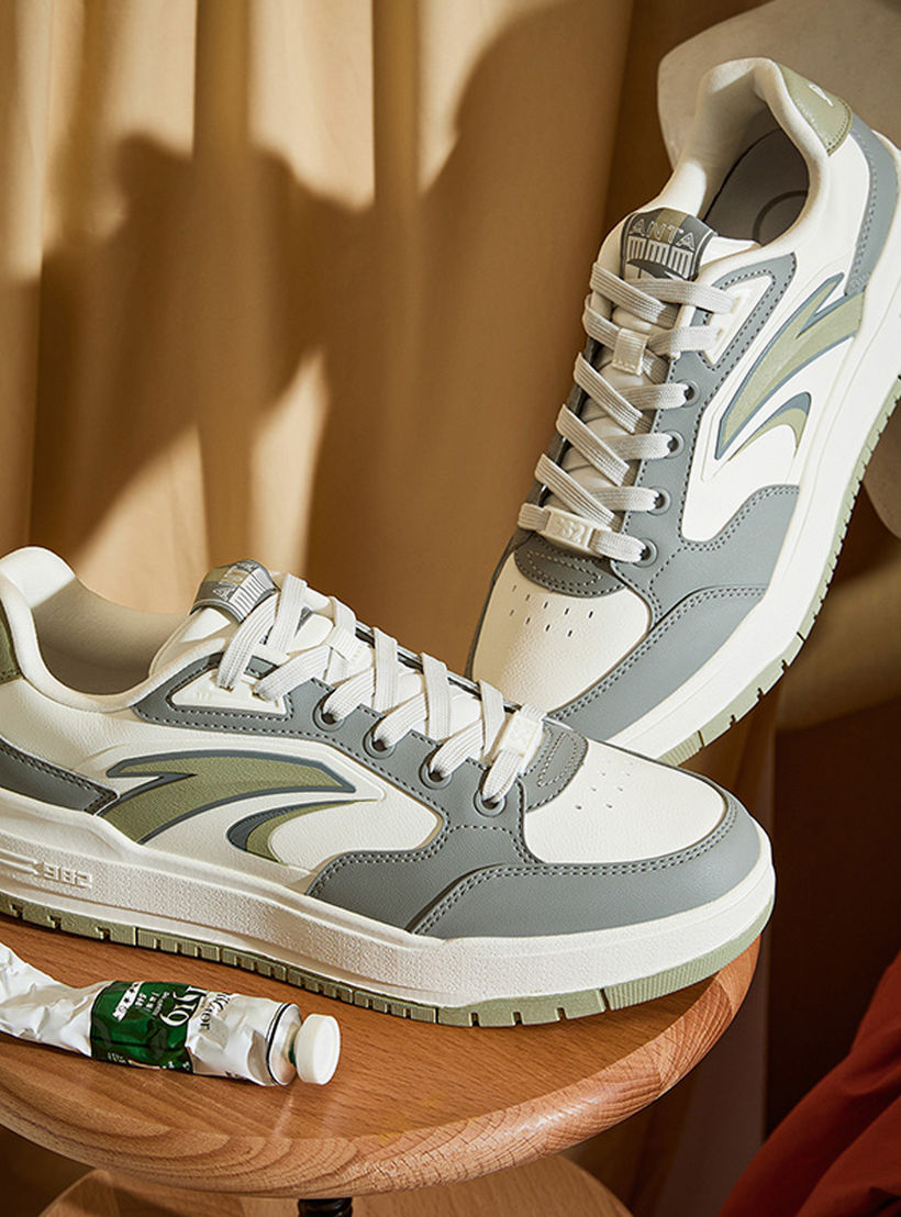 حذاء سنيكرز طول الكاحل برباط إغلاق من أنتا - 982-sports-men-shoes-image-7
