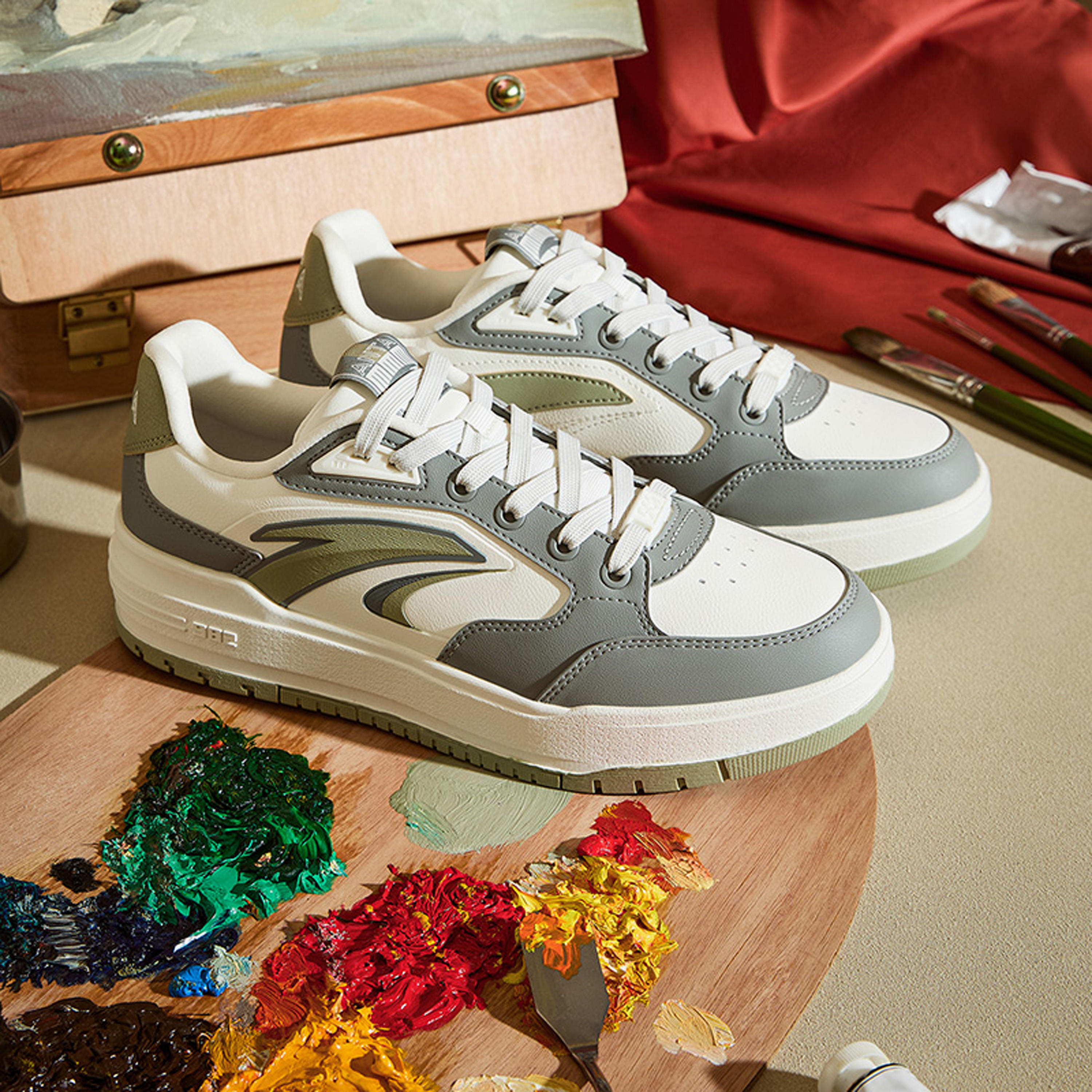 حذاء سنيكرز طول الكاحل برباط إغلاق من أنتا - 982-sports-men-shoes-image-8