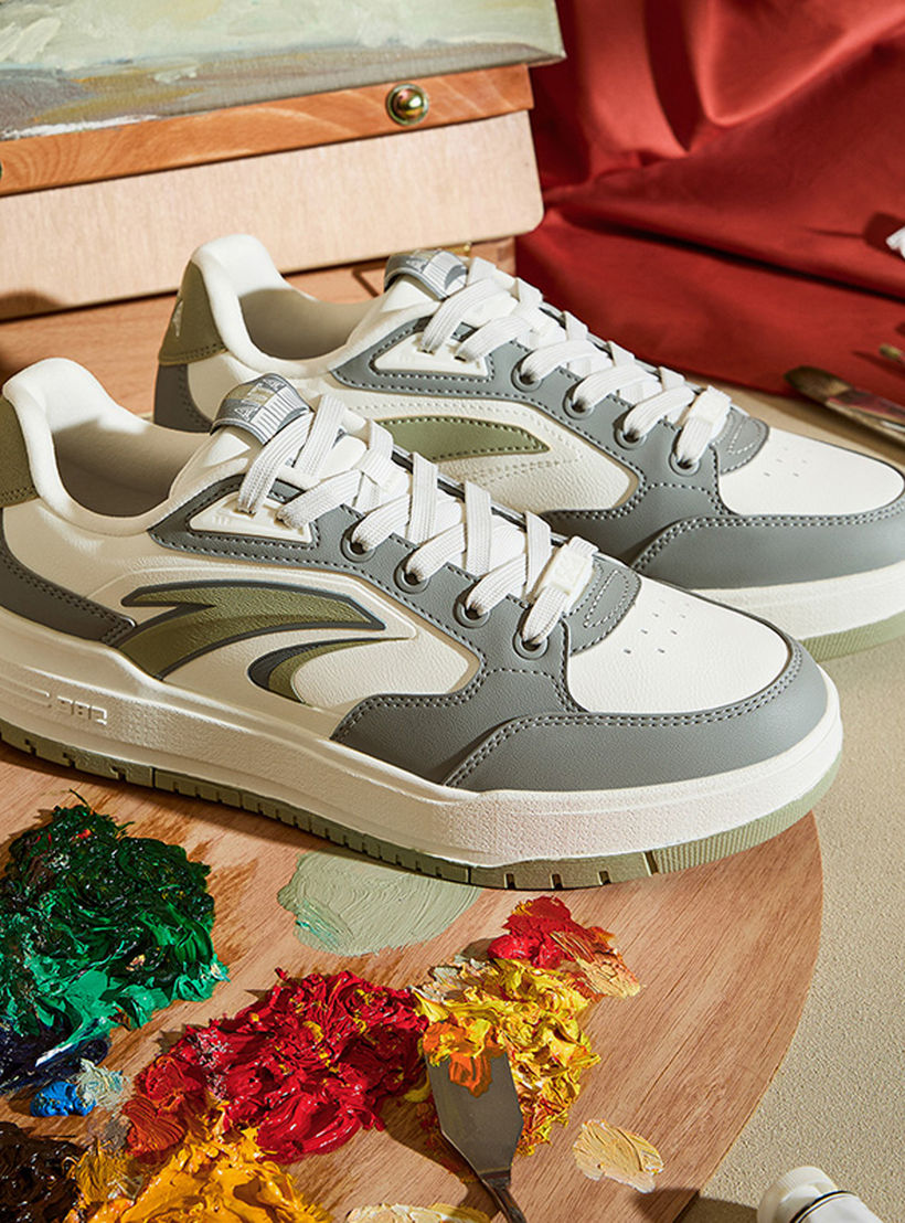 حذاء سنيكرز طول الكاحل برباط إغلاق من أنتا - 982-sports-men-shoes-image-8