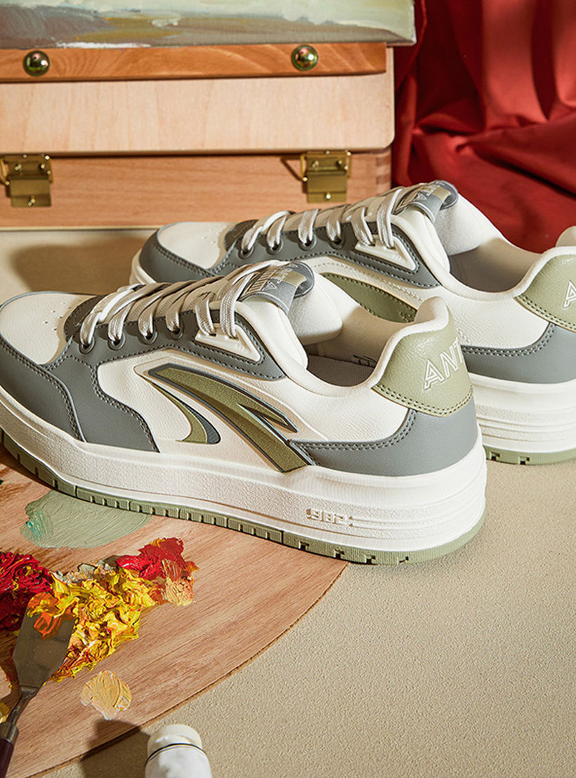 حذاء سنيكرز طول الكاحل برباط إغلاق من أنتا - 982-sports-men-shoes-image-9