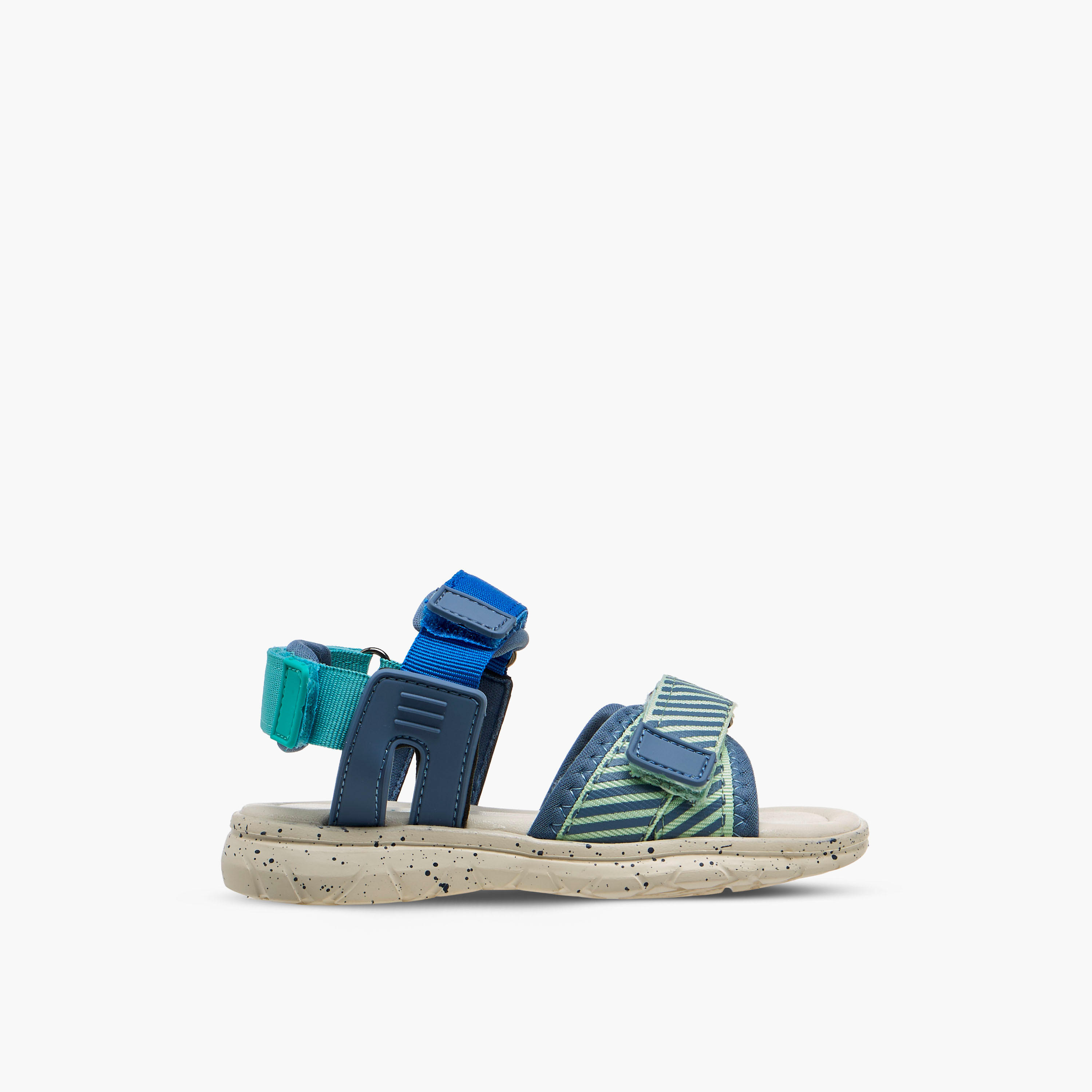 Juniors Boys Hook and Loop Sandals-boys-shoes-sandals-image-2