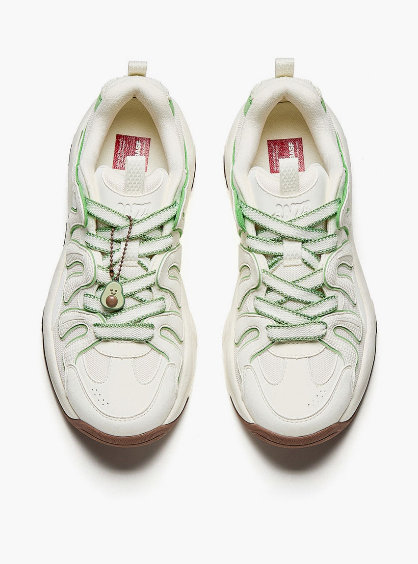 ANTA Women Lace-Up Ankle Sneakers - MILKSHAKE V2-sports-women-shoes-image-2