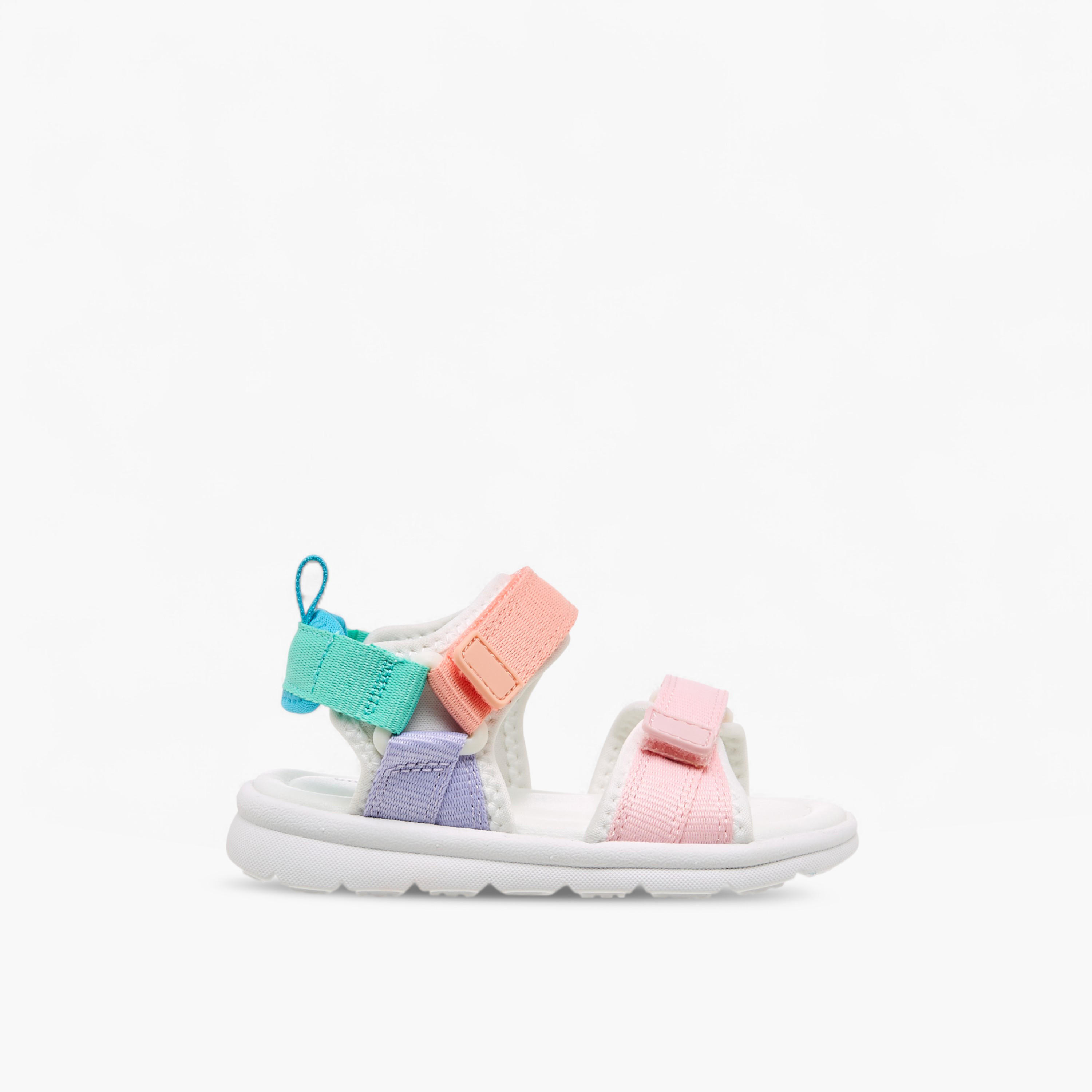 صندل بشريط إغلاق لاصق وقوالب ملونة للبنات من بيرفيت-girls-shoes-sandals-image-2