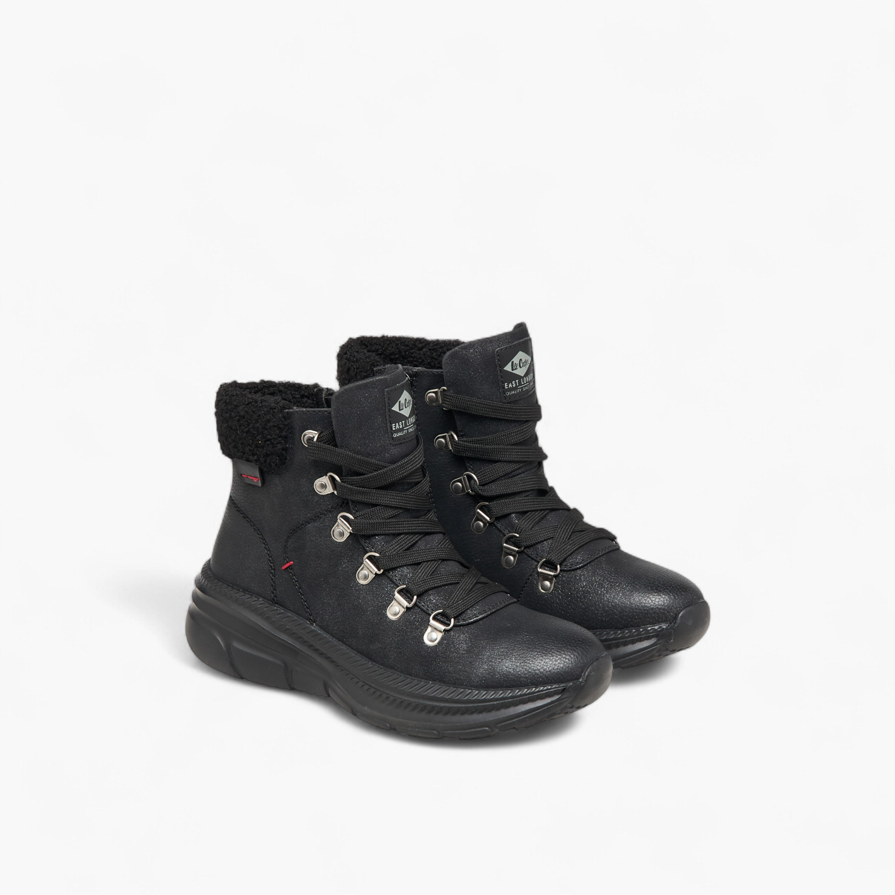 Lee Cooper Women's Fur Accent Ankle Boots-women-shoes-boots-image-1
