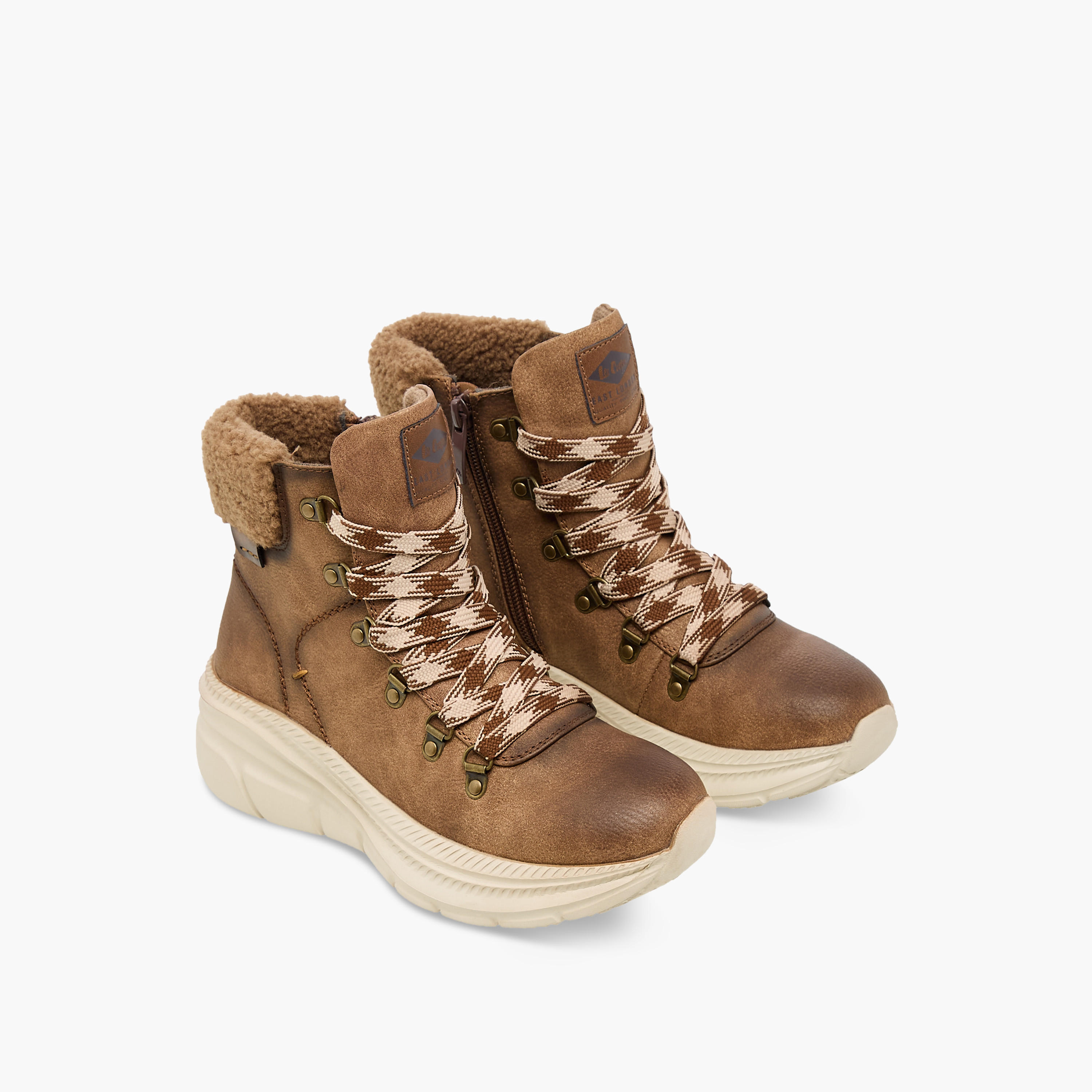 Lee Cooper Women's Fur Accent Ankle Boots-women-shoes-boots-image-1