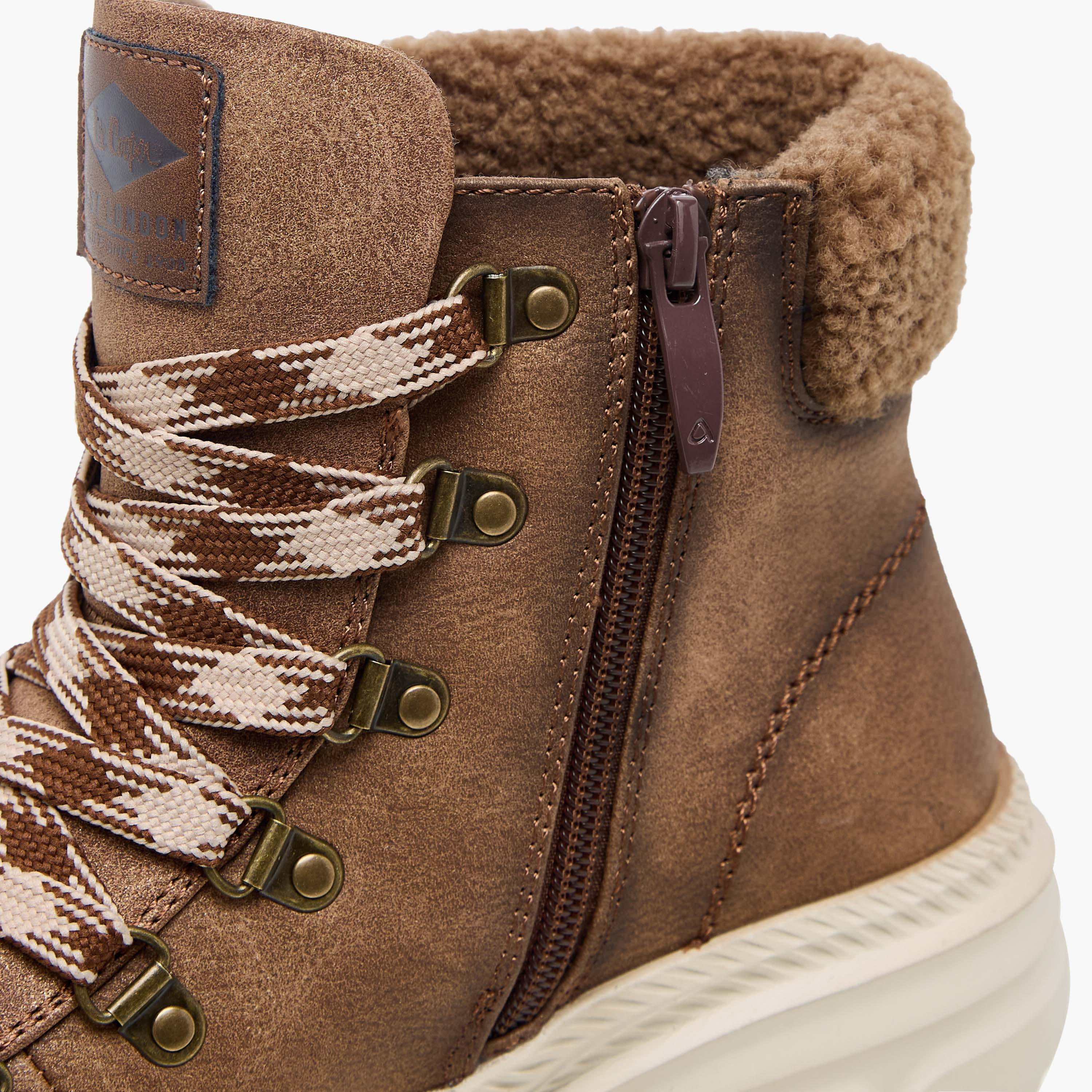 Lee Cooper Women's Fur Accent Ankle Boots-women-shoes-boots-image-4
