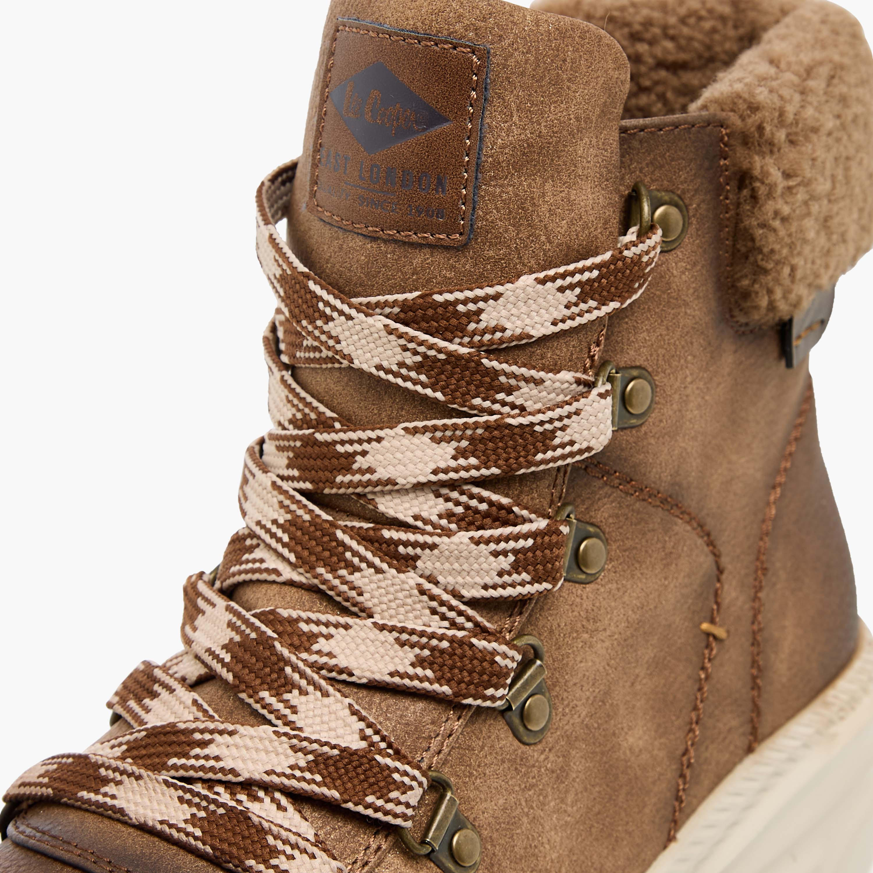 Lee Cooper Women's Fur Accent Ankle Boots-women-shoes-boots-image-5