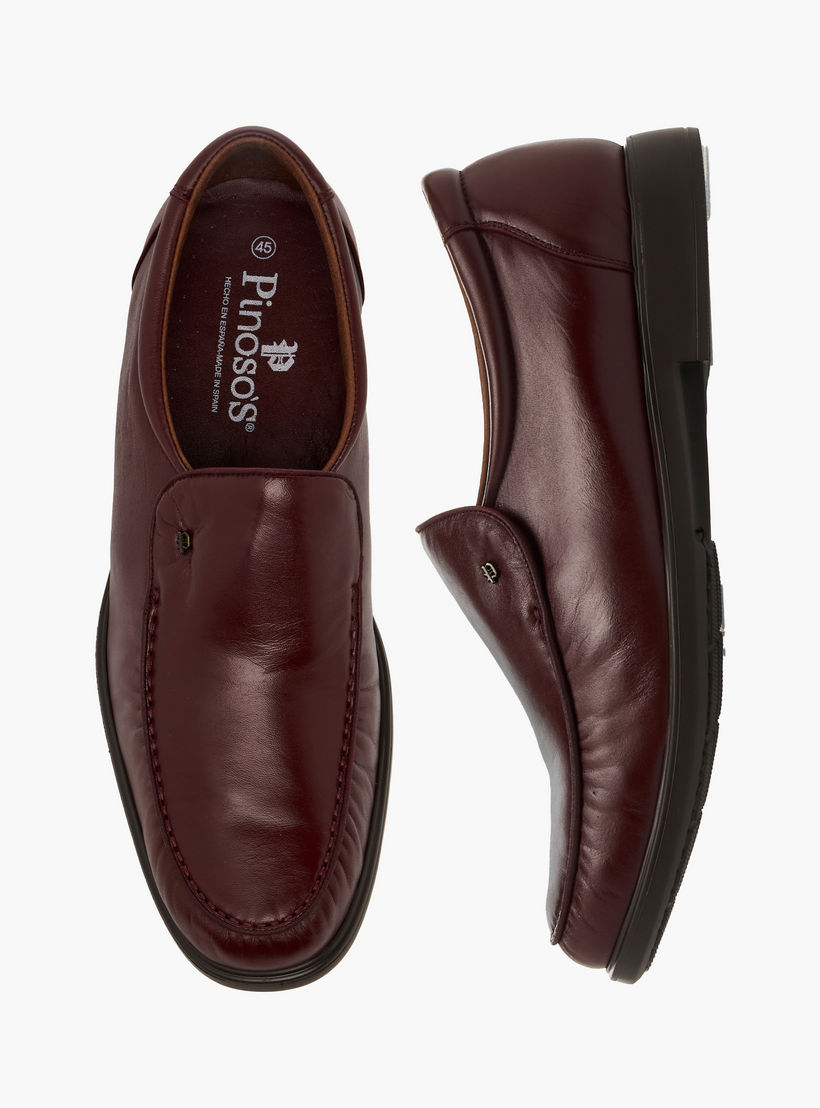 Pinosos Men Genuine Leather Slip-On Loafers-men-shoes-formalshoes-image-1