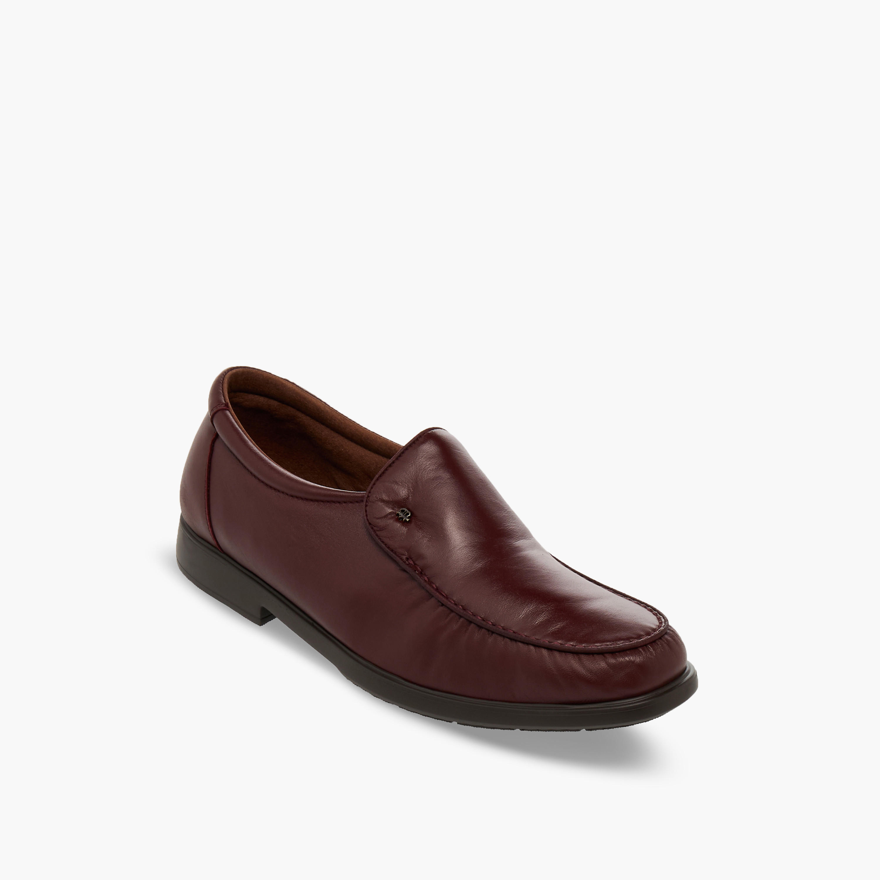 Pinosos Men Genuine Leather Slip-On Loafers-men-shoes-formalshoes-image-2