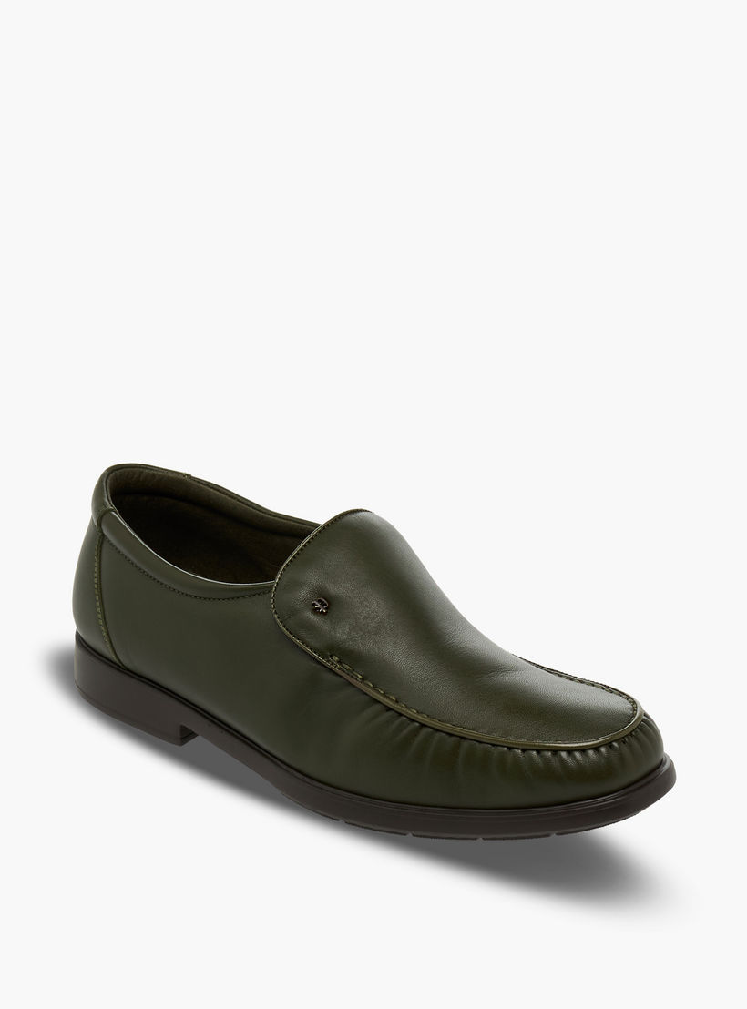 Pinosos Men Genuine Leather Slip-On Loafers-men-shoes-formalshoes-image-2