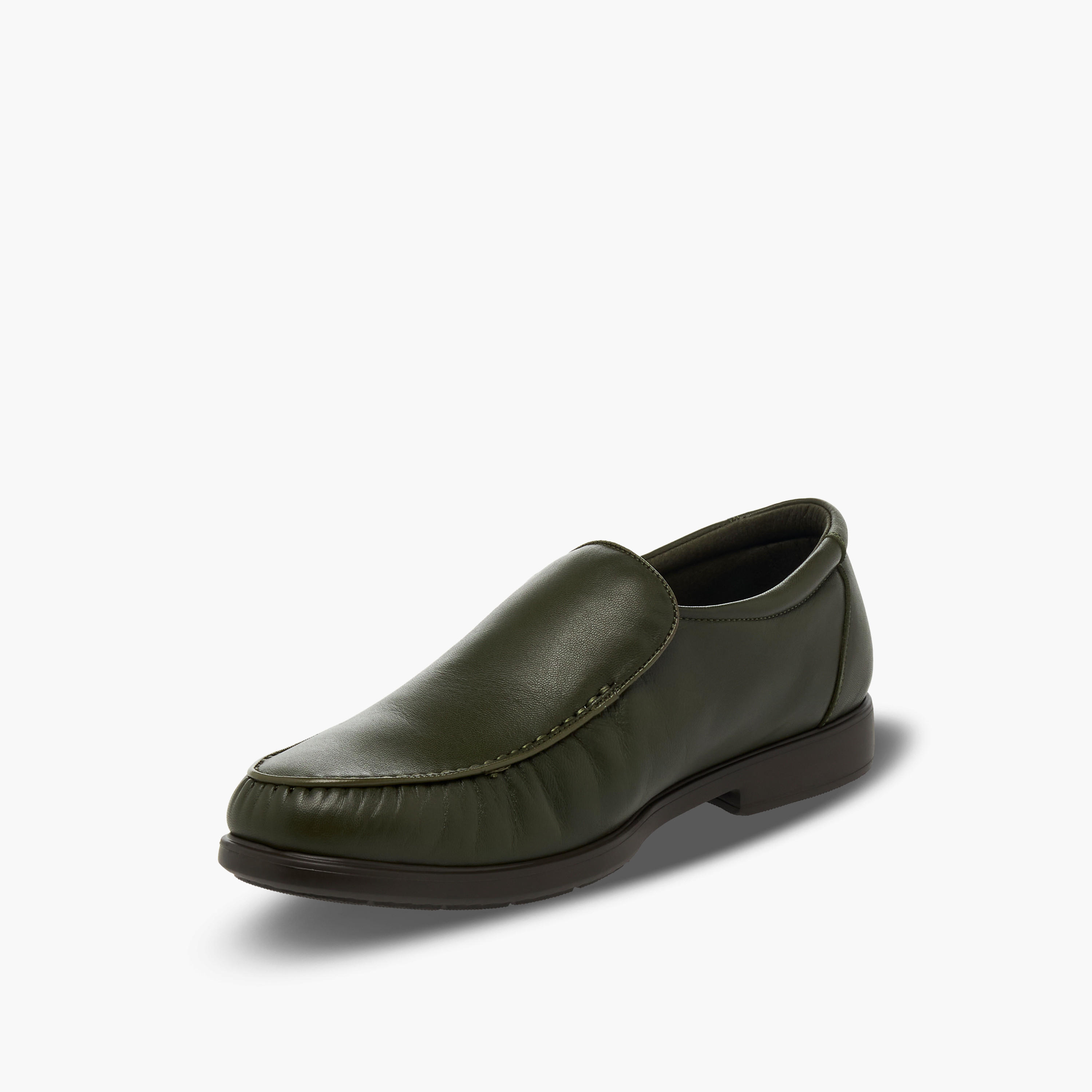 Pinosos Men Genuine Leather Slip-On Loafers-men-shoes-formalshoes-image-4