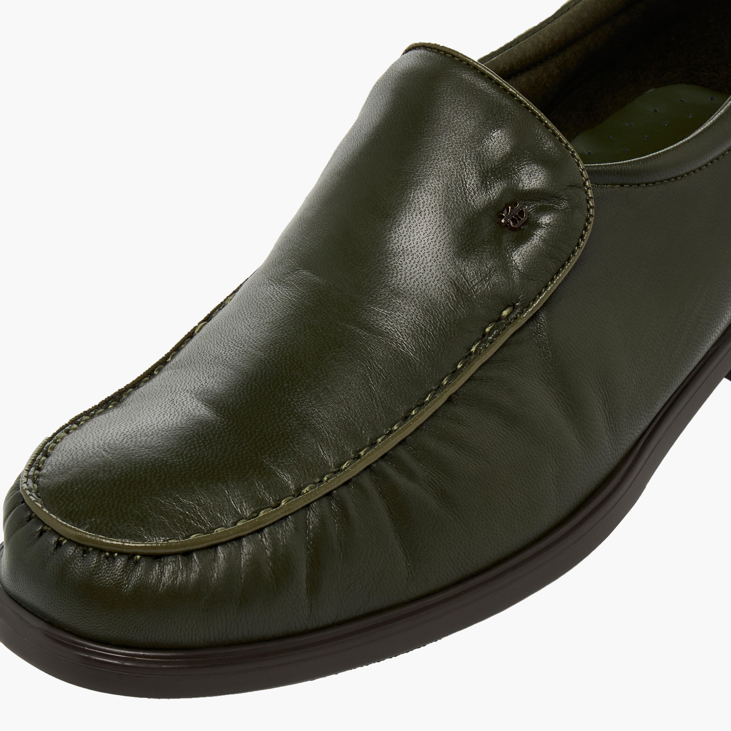 Pinosos Men Genuine Leather Slip-On Loafers-men-shoes-formalshoes-image-7