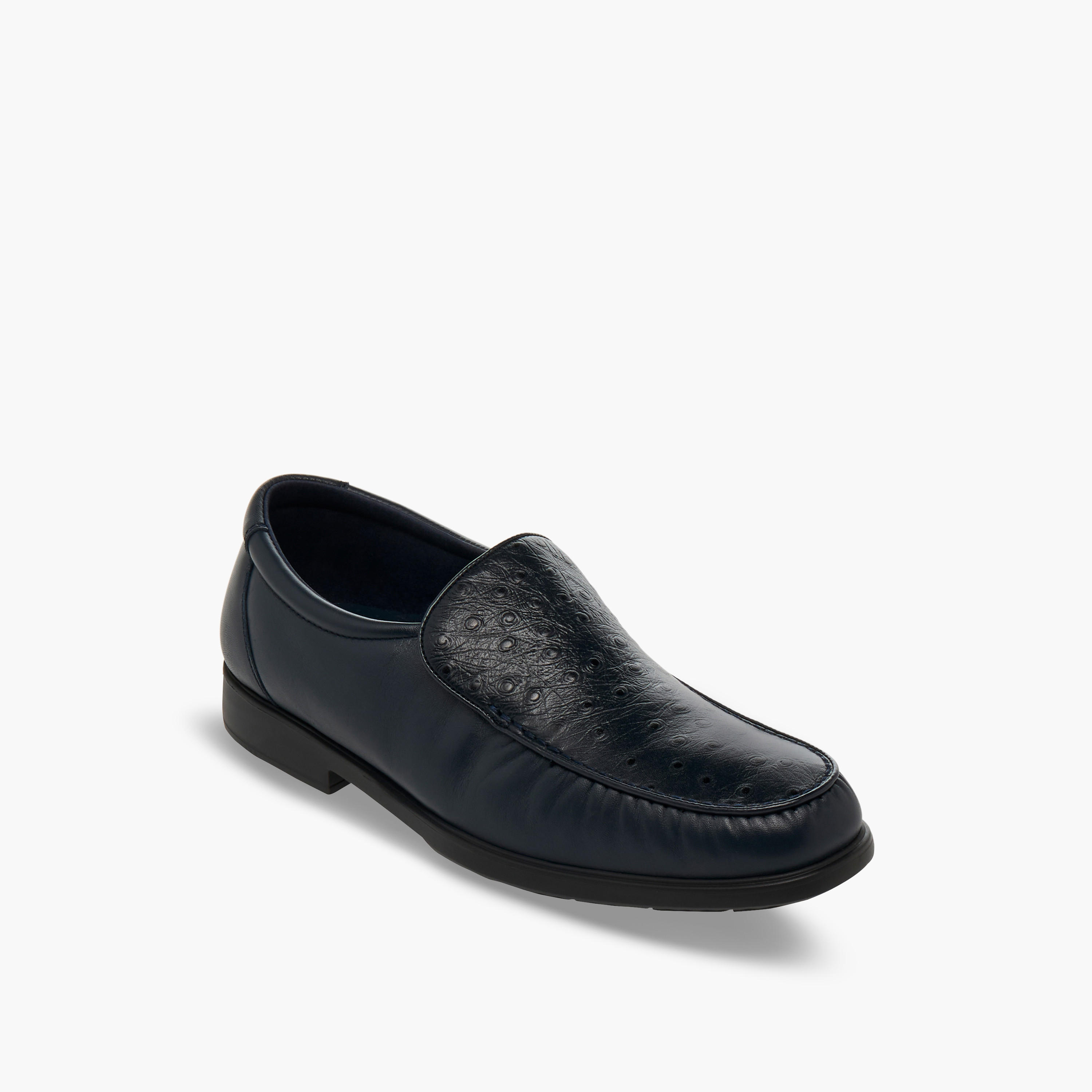 Pinosos Men Genuine Leather Slip-On Loafers-men-shoes-formalshoes-image-2