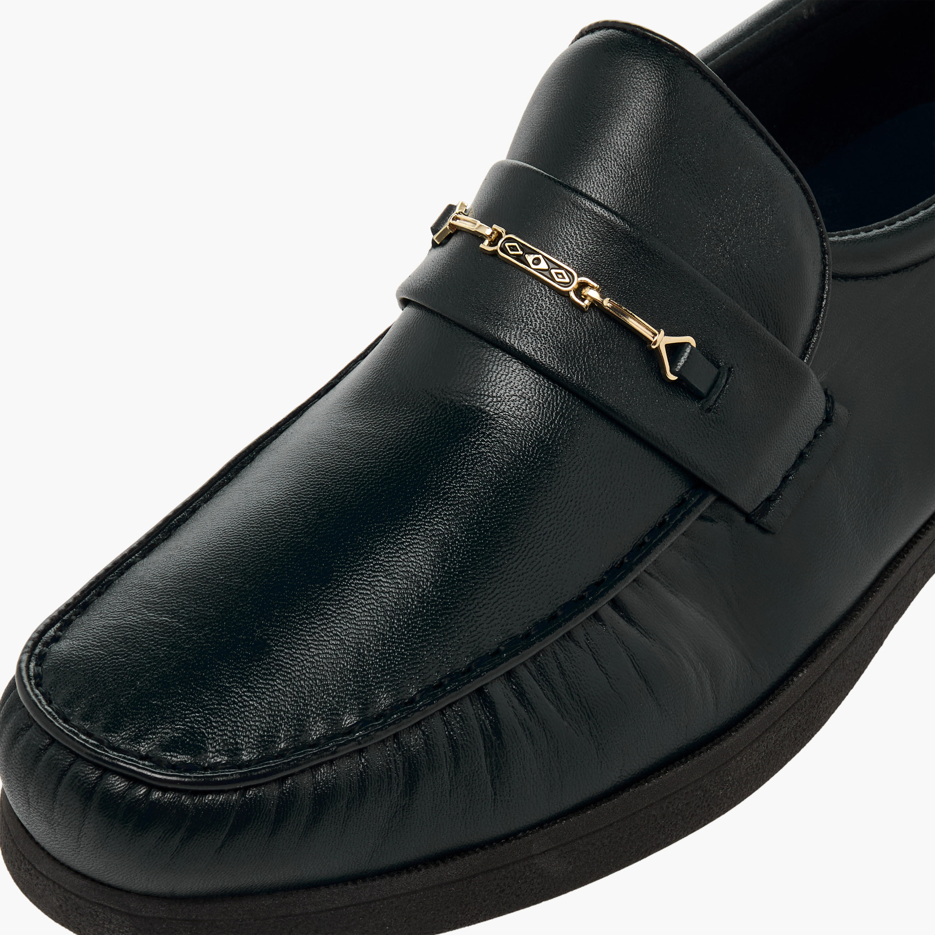 Pinosos Men Genuine Leather Slip-On Loafers-men-shoes-formalshoes-image-7