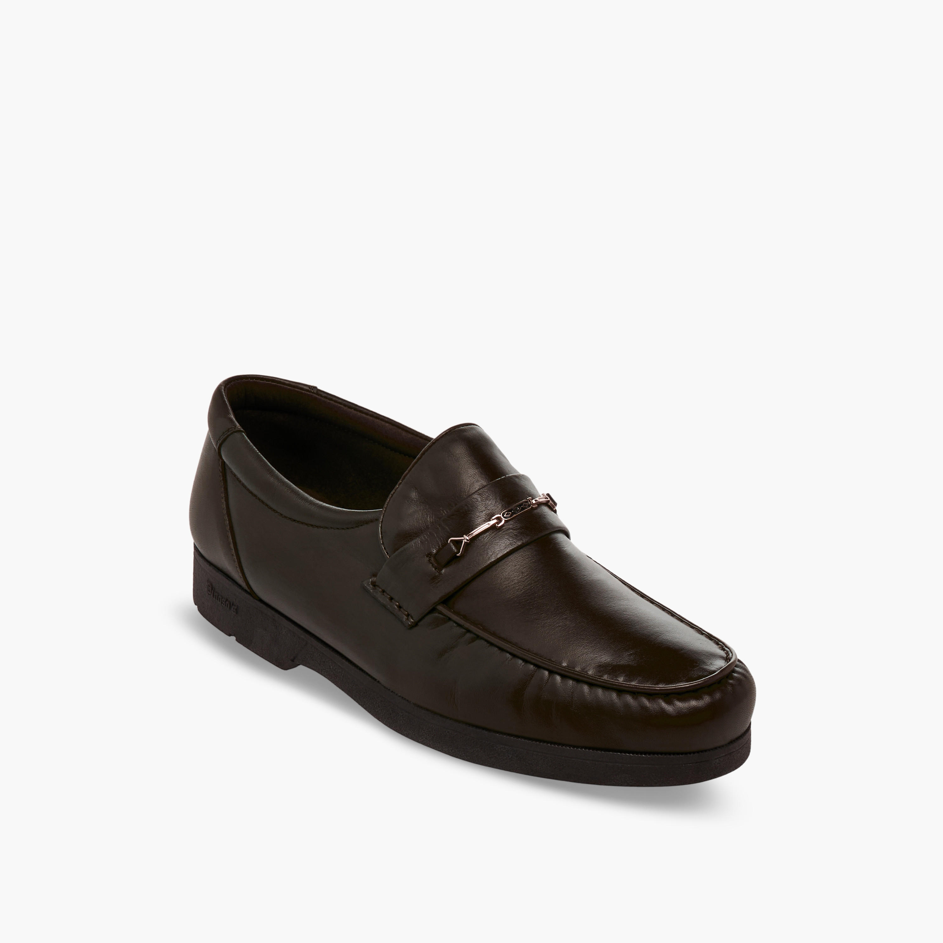 Pinosos Men Genuine Leather Slip-On Loafers-men-shoes-formalshoes-image-2