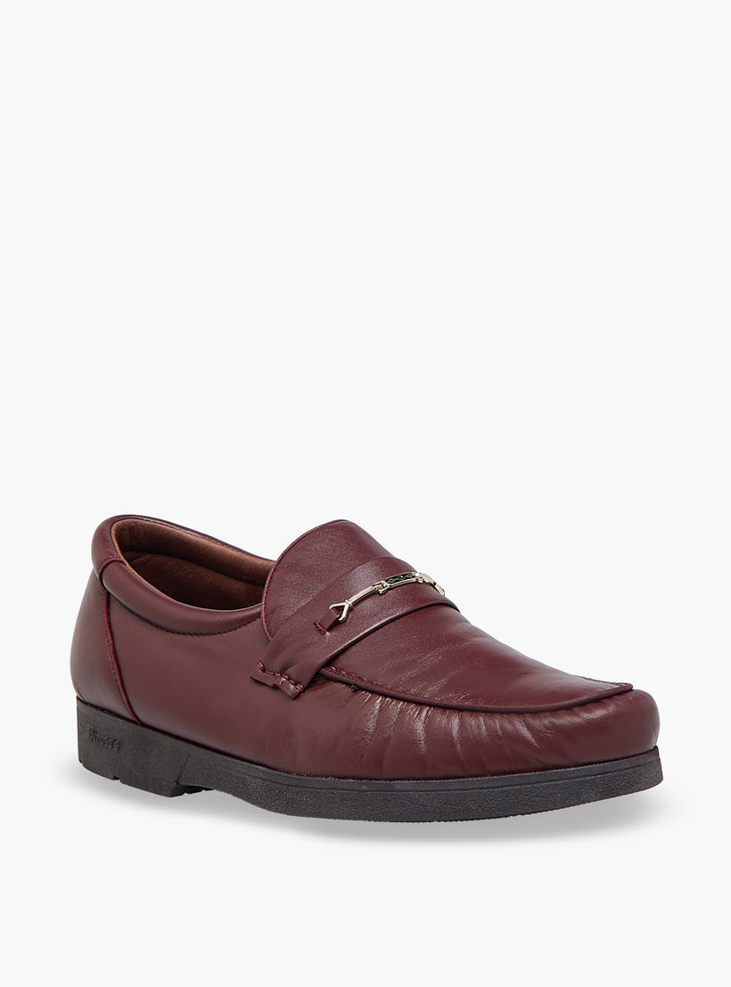 Pinosos Men Genuine Leather Slip-On Loafers-men-shoes-formalshoes-image-2