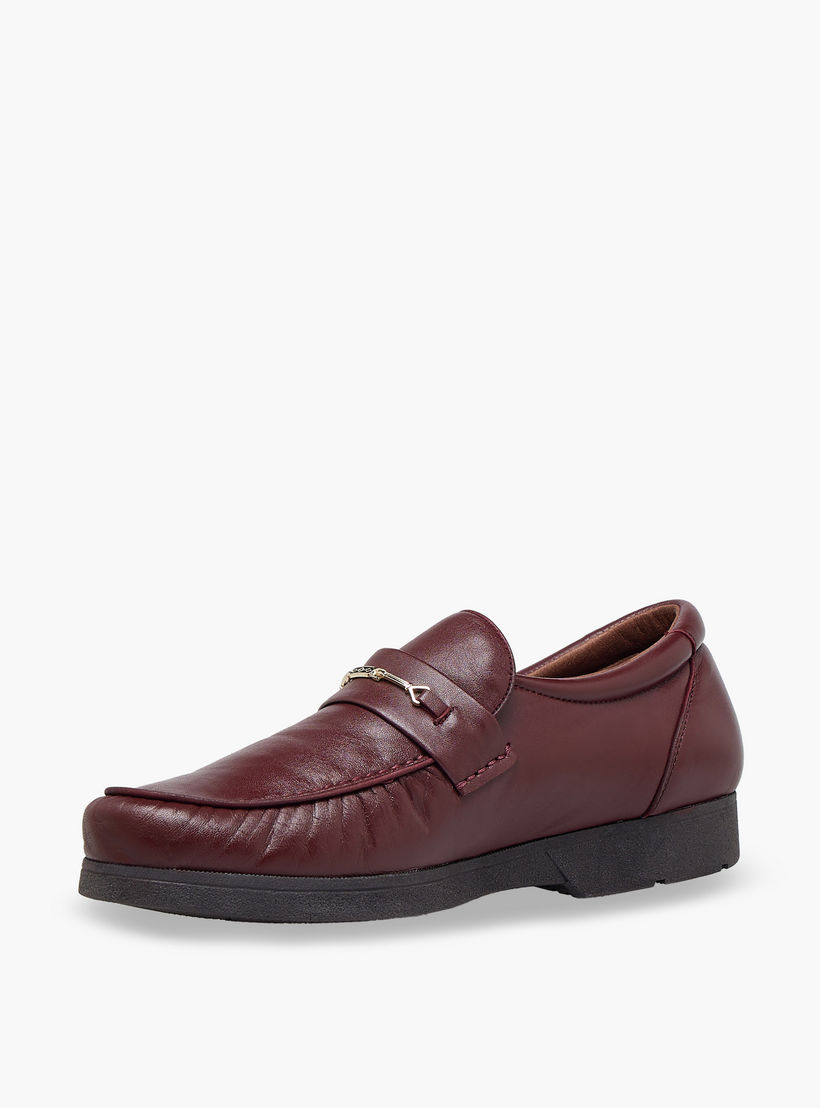 Pinosos Men Genuine Leather Slip-On Loafers-men-shoes-formalshoes-image-4