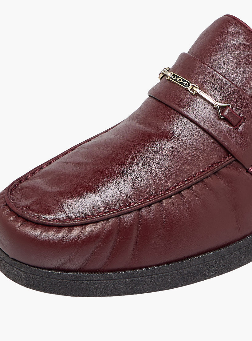 Pinosos Men Genuine Leather Slip-On Loafers-men-shoes-formalshoes-image-7