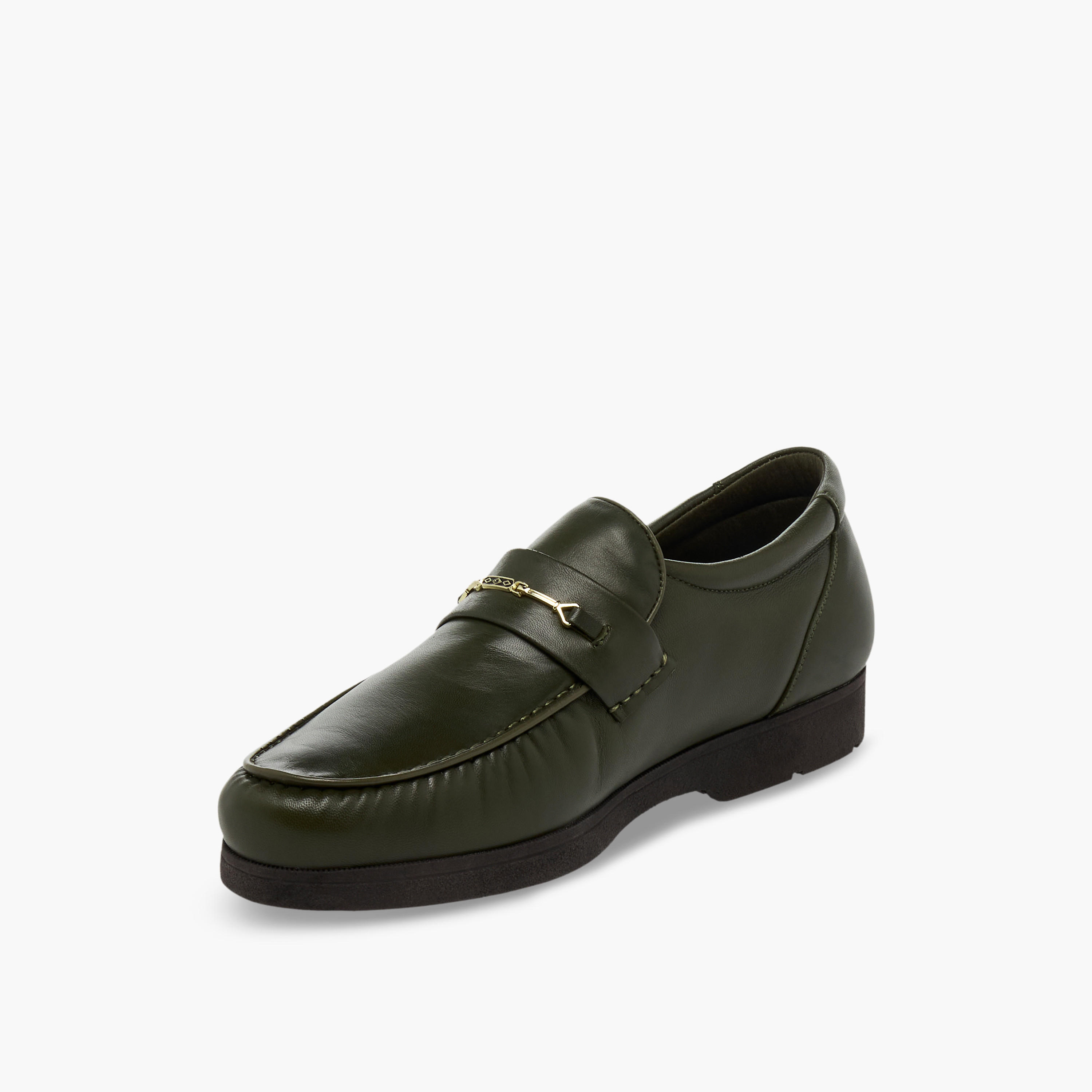 Pinosos Men Genuine Leather Slip-On Loafers-men-shoes-formalshoes-image-6