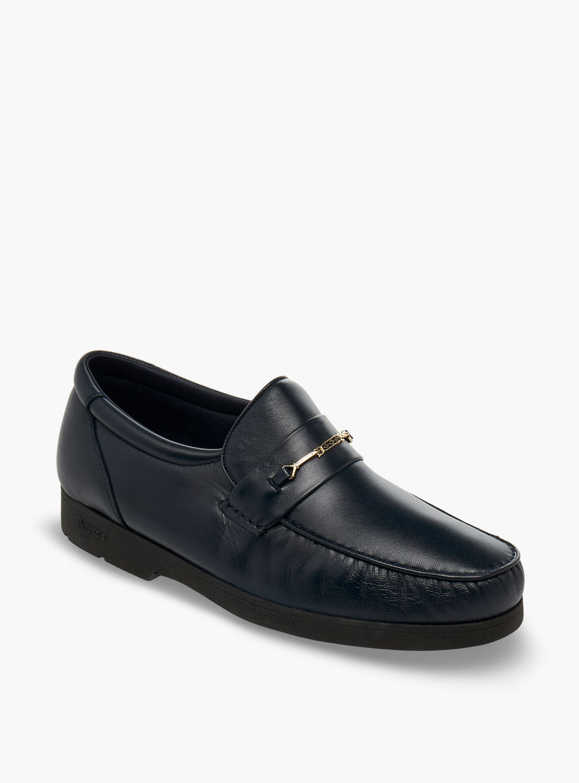 Pinosos Men Genuine Leather Slip-On Loafers-men-shoes-formalshoes-image-2