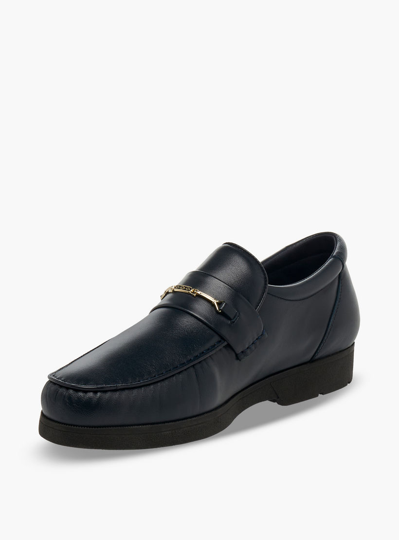 Pinosos Men Genuine Leather Slip-On Loafers-men-shoes-formalshoes-image-4