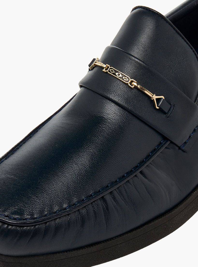 Pinosos Men Genuine Leather Slip-On Loafers-men-shoes-formalshoes-image-7