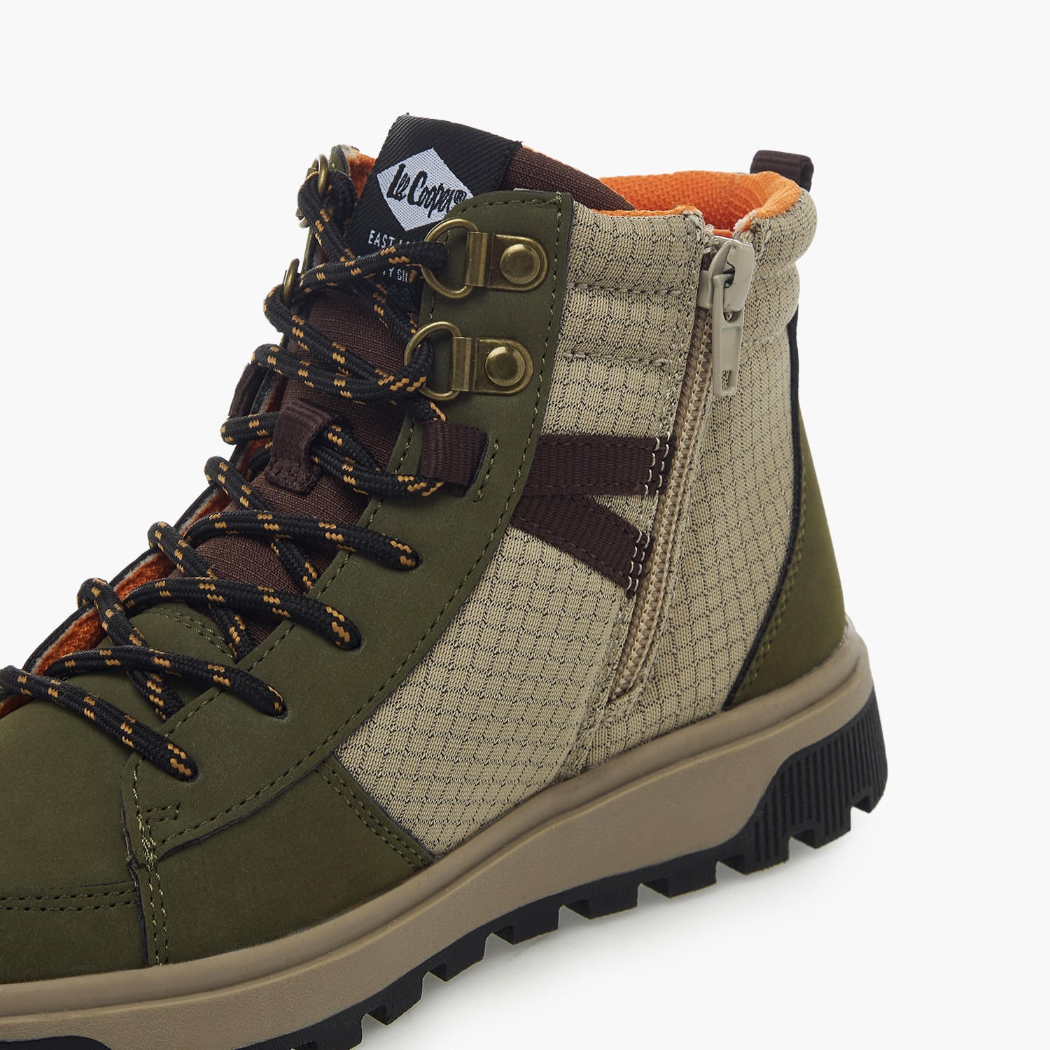بوت كاحل برباط للأولاد من لي كوبر-boys-shoes-boots-image-4