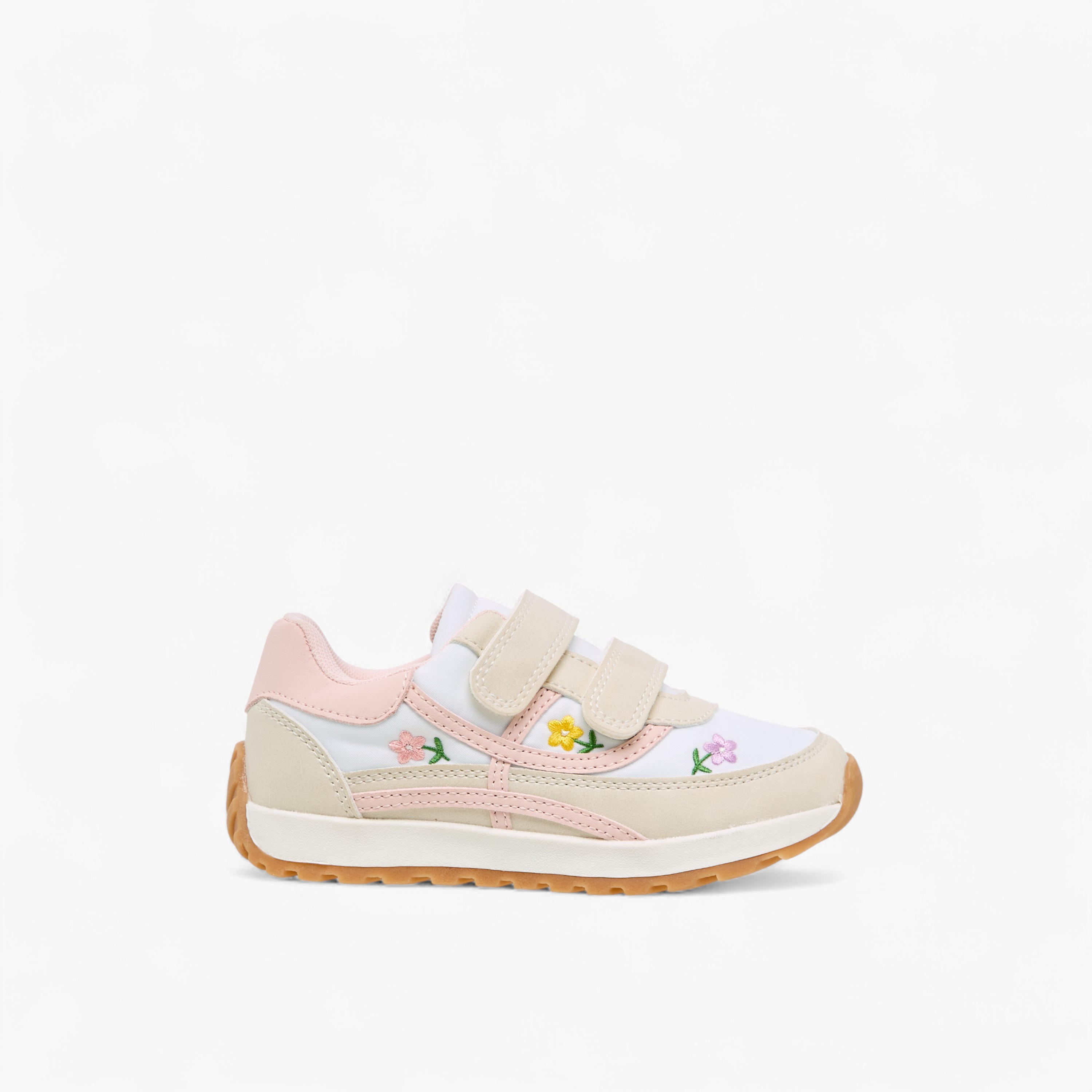 حذاء سنيكرز مطرّز بزهور للبنات من جونيورز-girls-shoes-sneakers-image-3