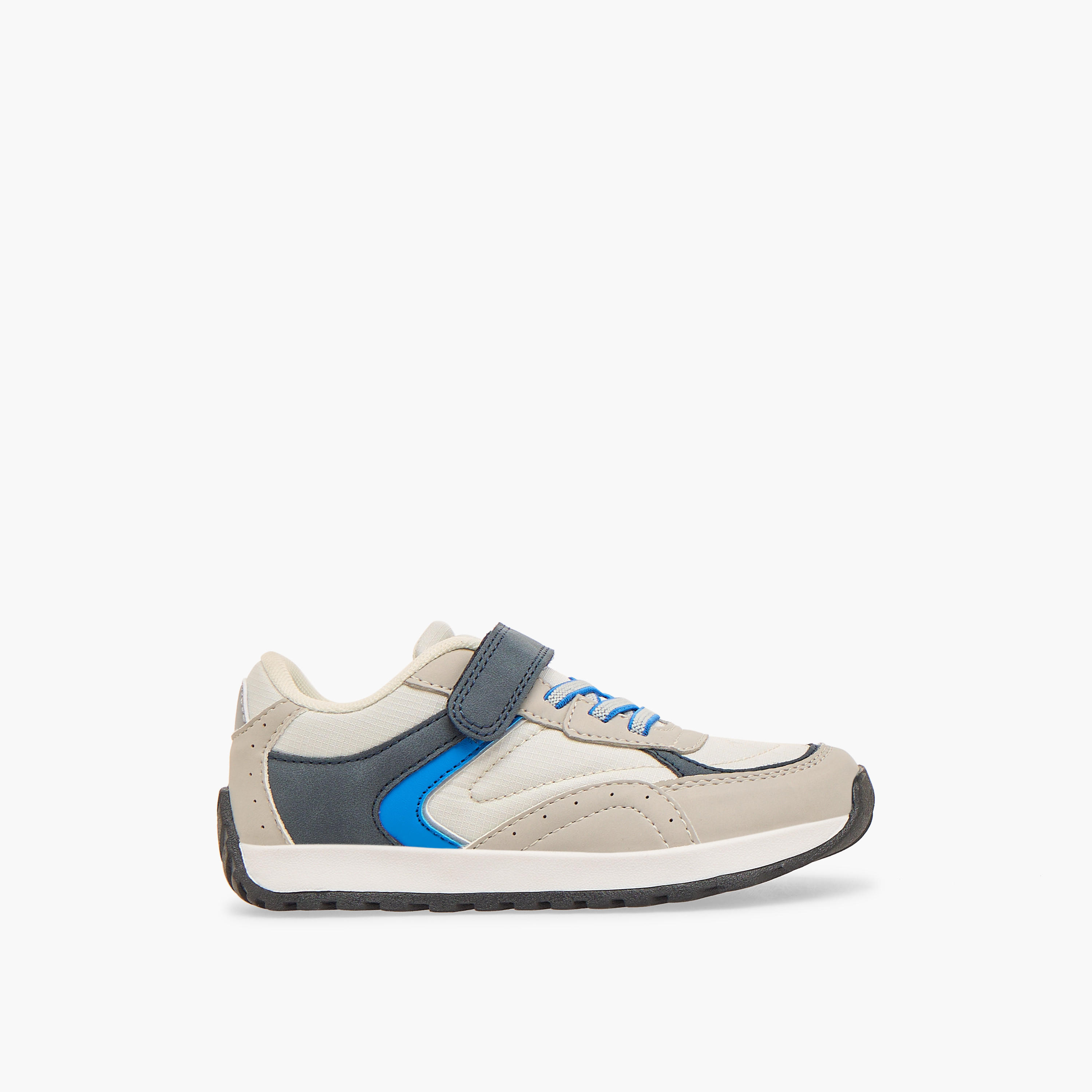 حذاء سنيكرز بشريط لاصق للأولاد من جونيورز-boys-shoes-sneakers-image-3