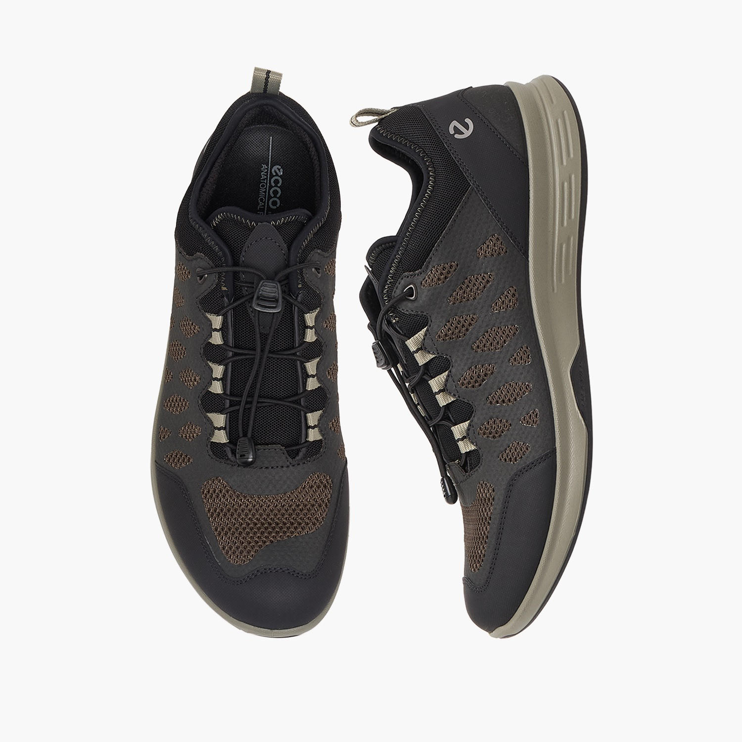 حذاء سنيكرز رجالي برقبة كاحل بارز الملمس مع قفل رباط من إيكو-men-shoes-sneakers-image-1