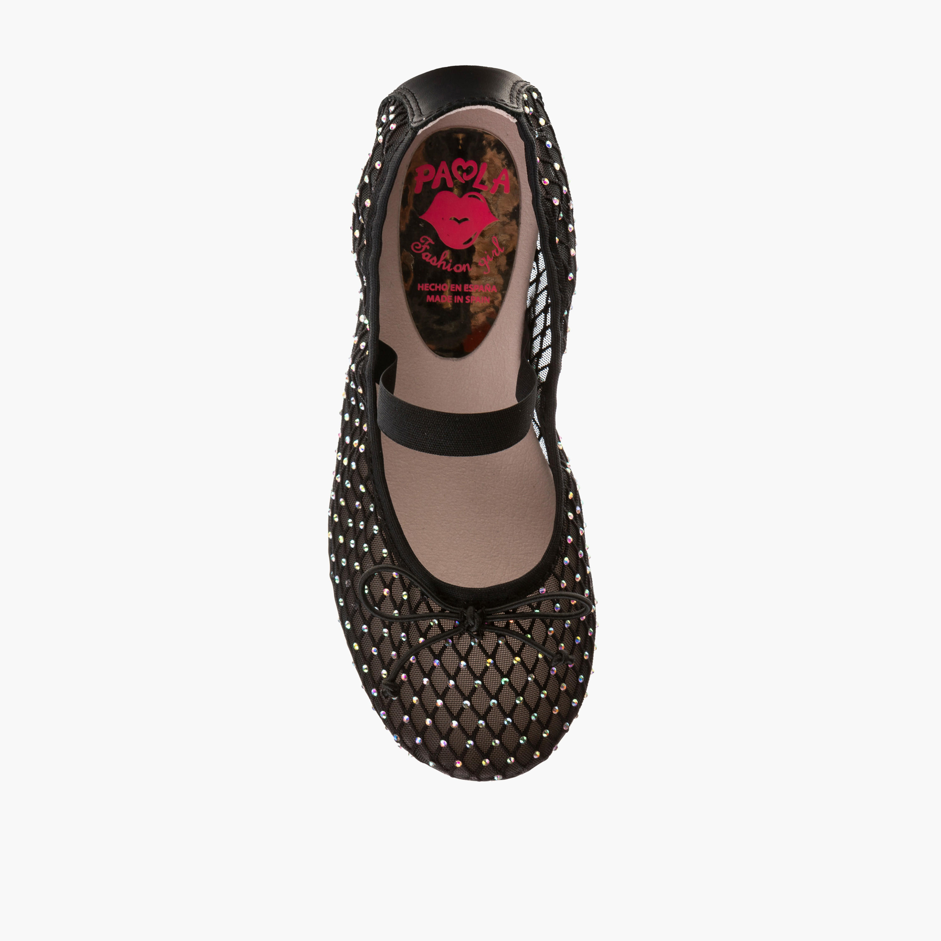 حذاء باليرينا مزين بحزام مطاطي من بابلوسكي-girls-shoes-ballerinas-image-4