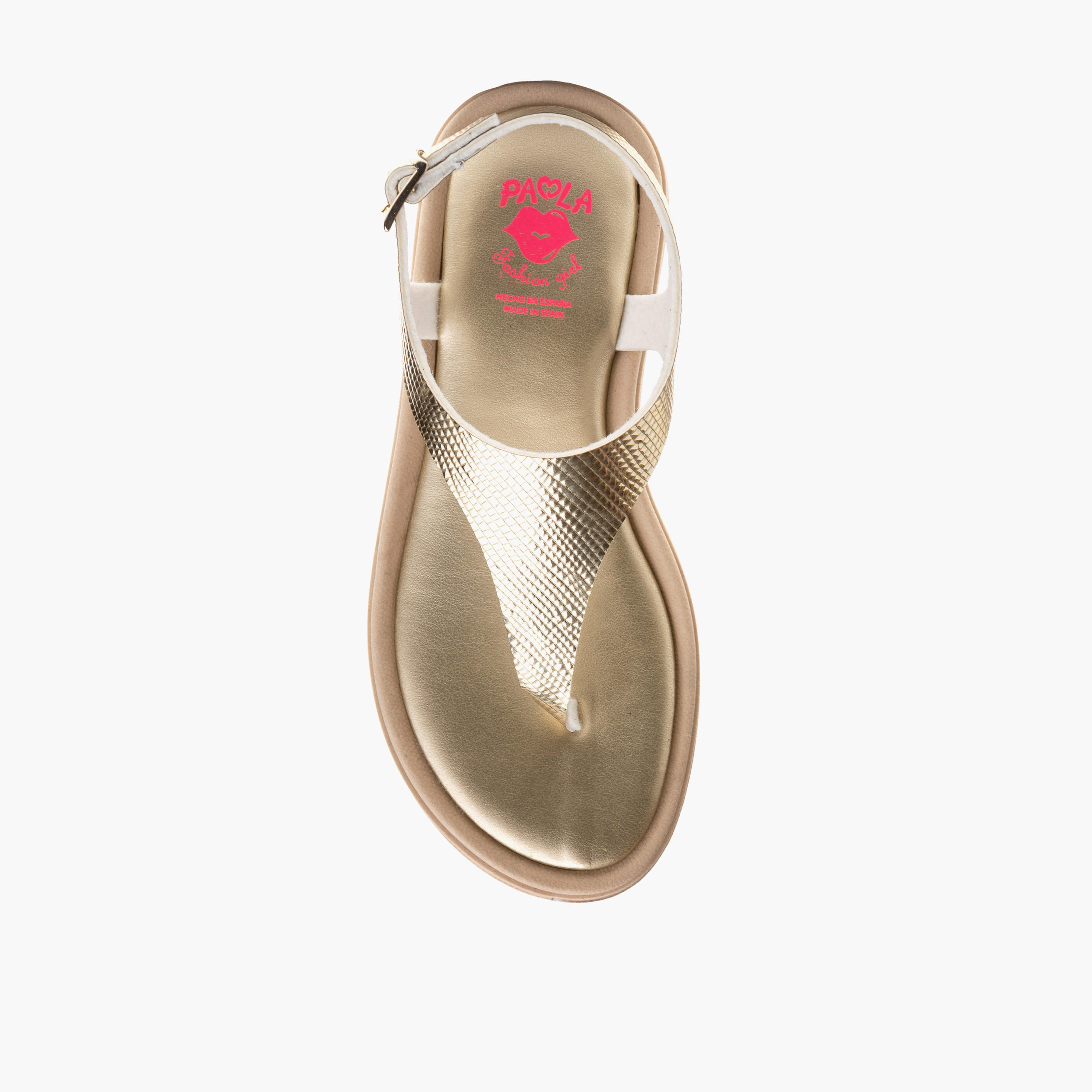 صندل بارز الملمس بإبزيم إغلاق للبنات من بابلوسكي-girls-shoes-sandals-image-4